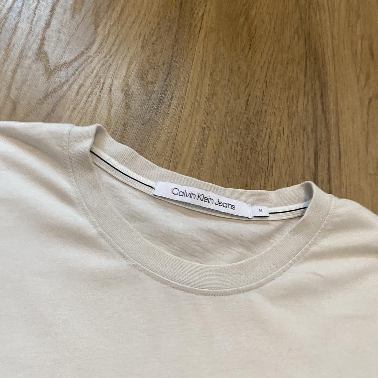 Calvin Klein Calvin Klein T-shirt Cream Size US M / EU 48-50 / 2 - 4 Thumbnail