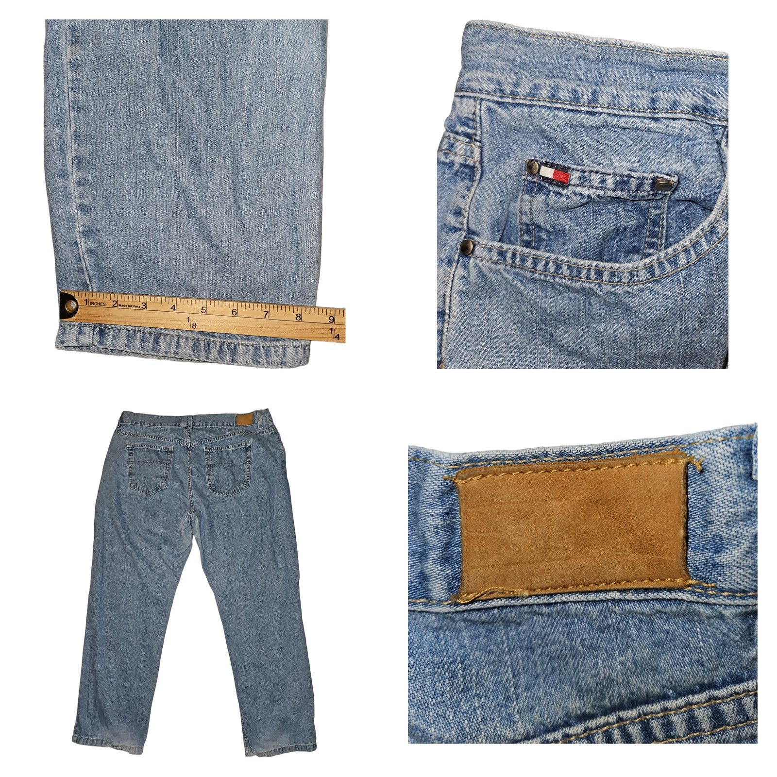 Tommy Hilfiger VINTAGE Tommy Hilfiger Jeans Women 20R Straight Blue Denim Casual Y2K Preppy Mens Womens Girls Size 42" / US 20 - 8 Thumbnail