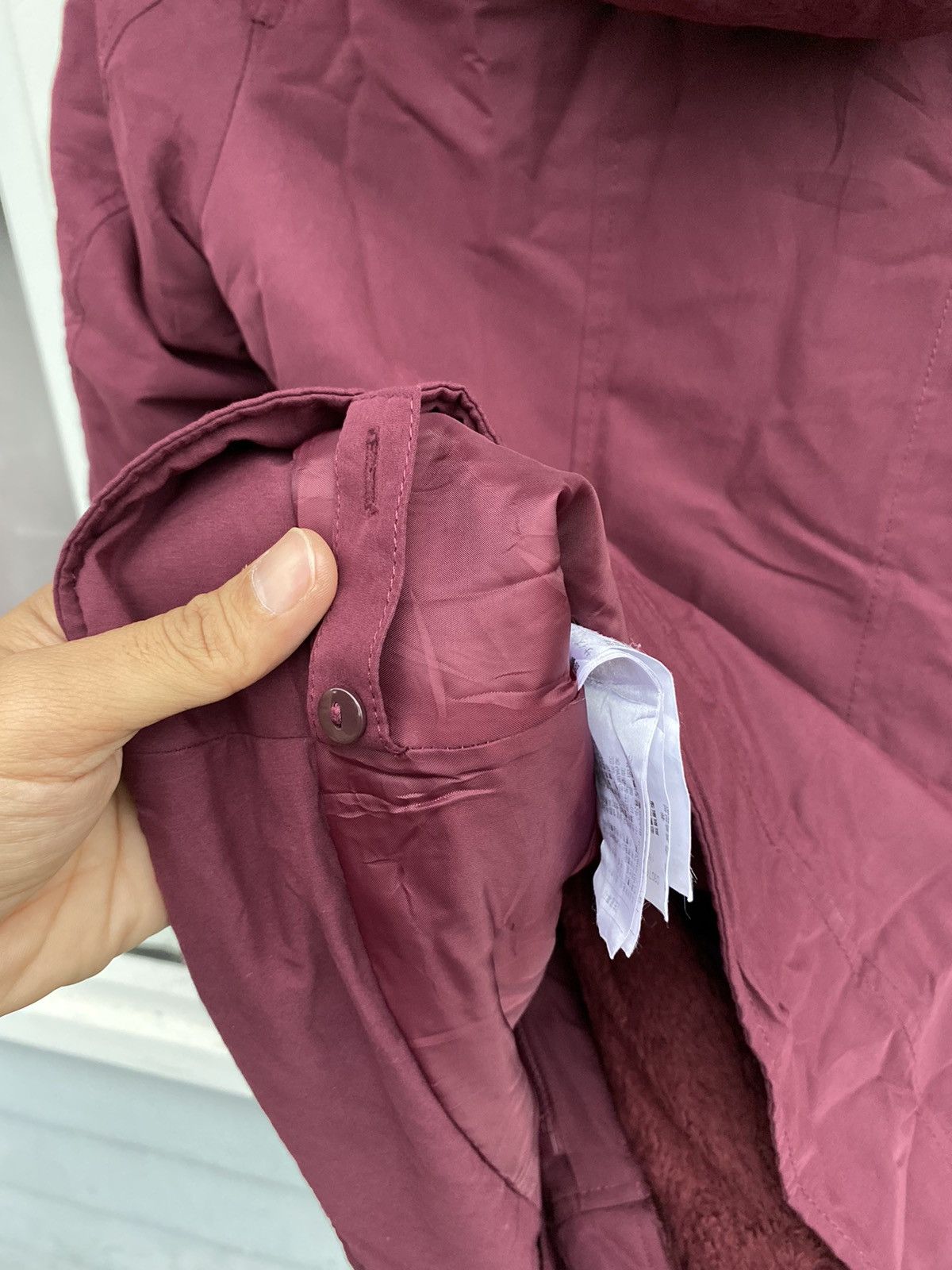 If Six Was Nine Sly Burgundy Fur Hood Parka Jacket Winter Coat Toggle Button Size US S / EU 44-46 / 1 - 10 Thumbnail