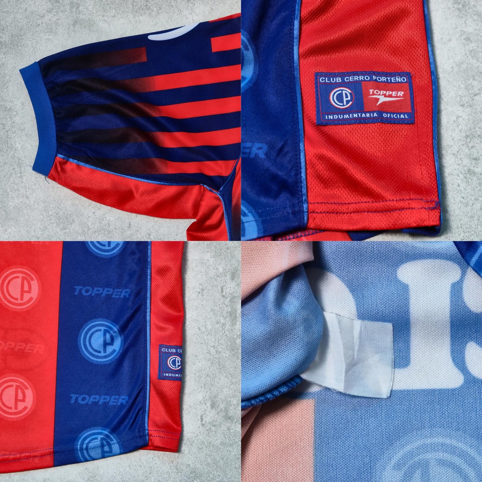 Topperz 2001/02 Cerro Porteño (Paraguay) Home Shirt Topper (L/XL) Size US L / EU 52-54 / 3 - 5 Thumbnail