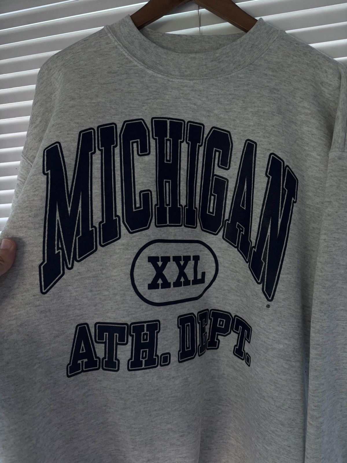 USA Olympics Vintage 90s Dodger Michigan Athletic Crewneck Sweatshirt USA Size US L / EU 52-54 / 3 - 4 Thumbnail