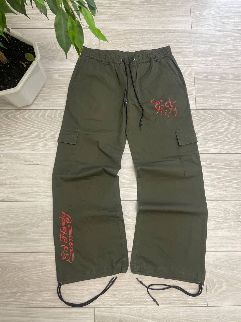 Ed Hardy × Japanese Brand Ed Hardy Urban Outfitters Cargo Printed Pants Y2K Size US 32 / EU 48 - 4 Thumbnail