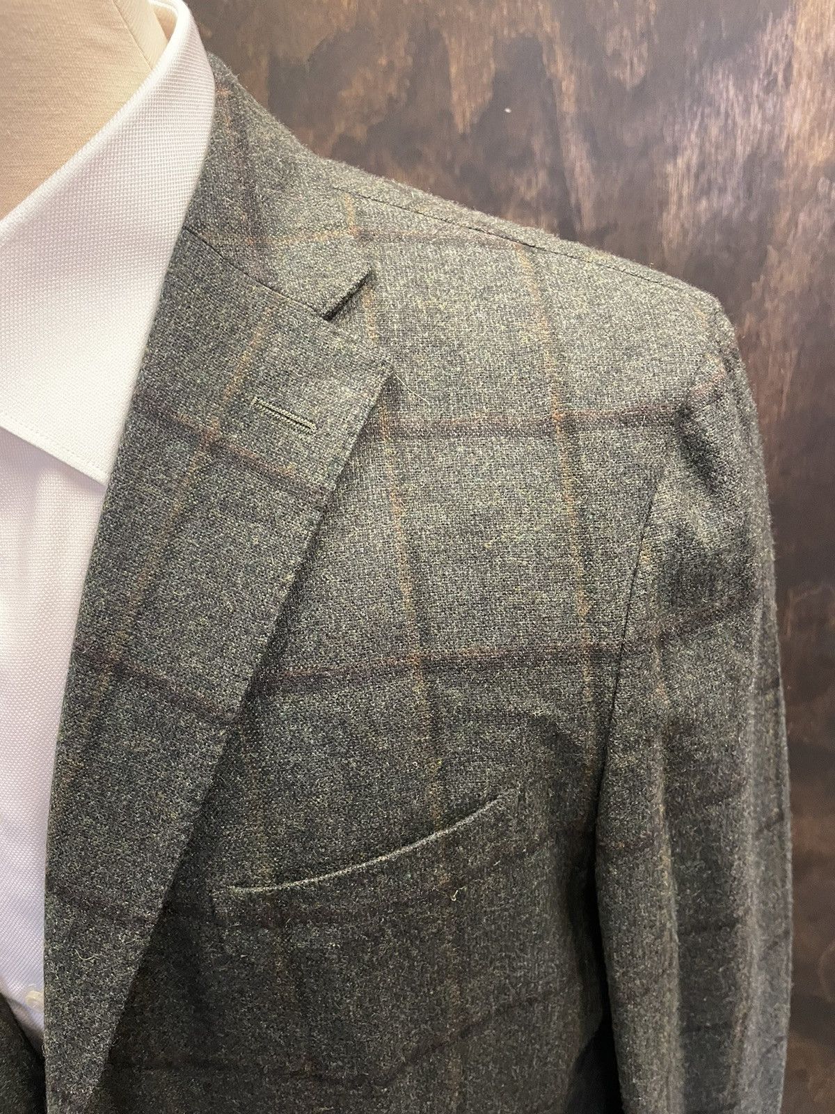 Boglioli Check Print Dover Jacket Size 48R - 2 Thumbnail