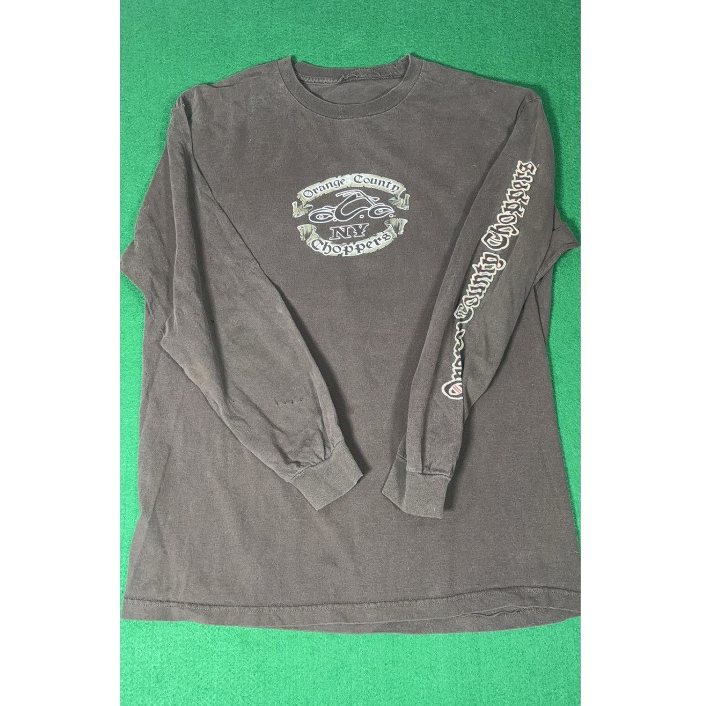 & Other Stories Vintage 90s Orange County Choppers NY Bull Dog Long Sleeve Size US XL / EU 56 / 4 - 1 Thumbnail