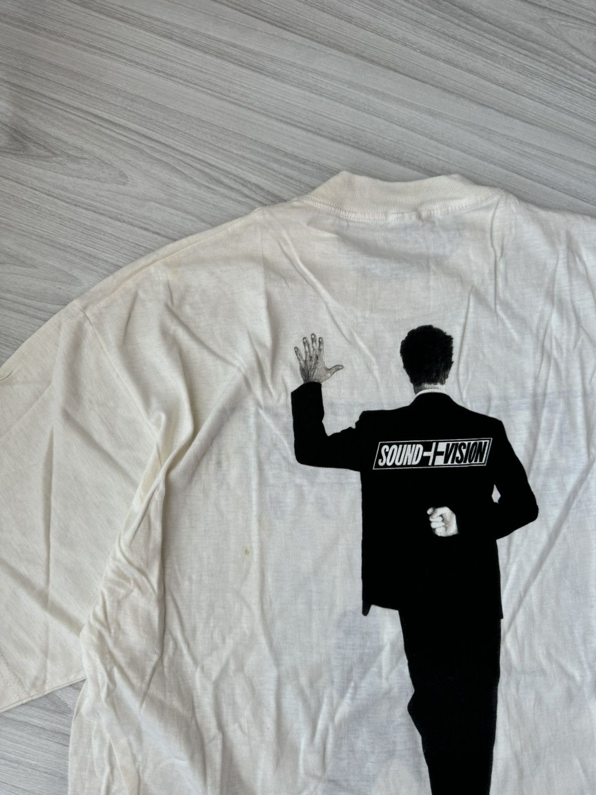 Band Tees × Vintage Vintage 1990 David Bowie Sound Vision Tour Tee Size US XL / EU 56 / 4 - 11 Thumbnail