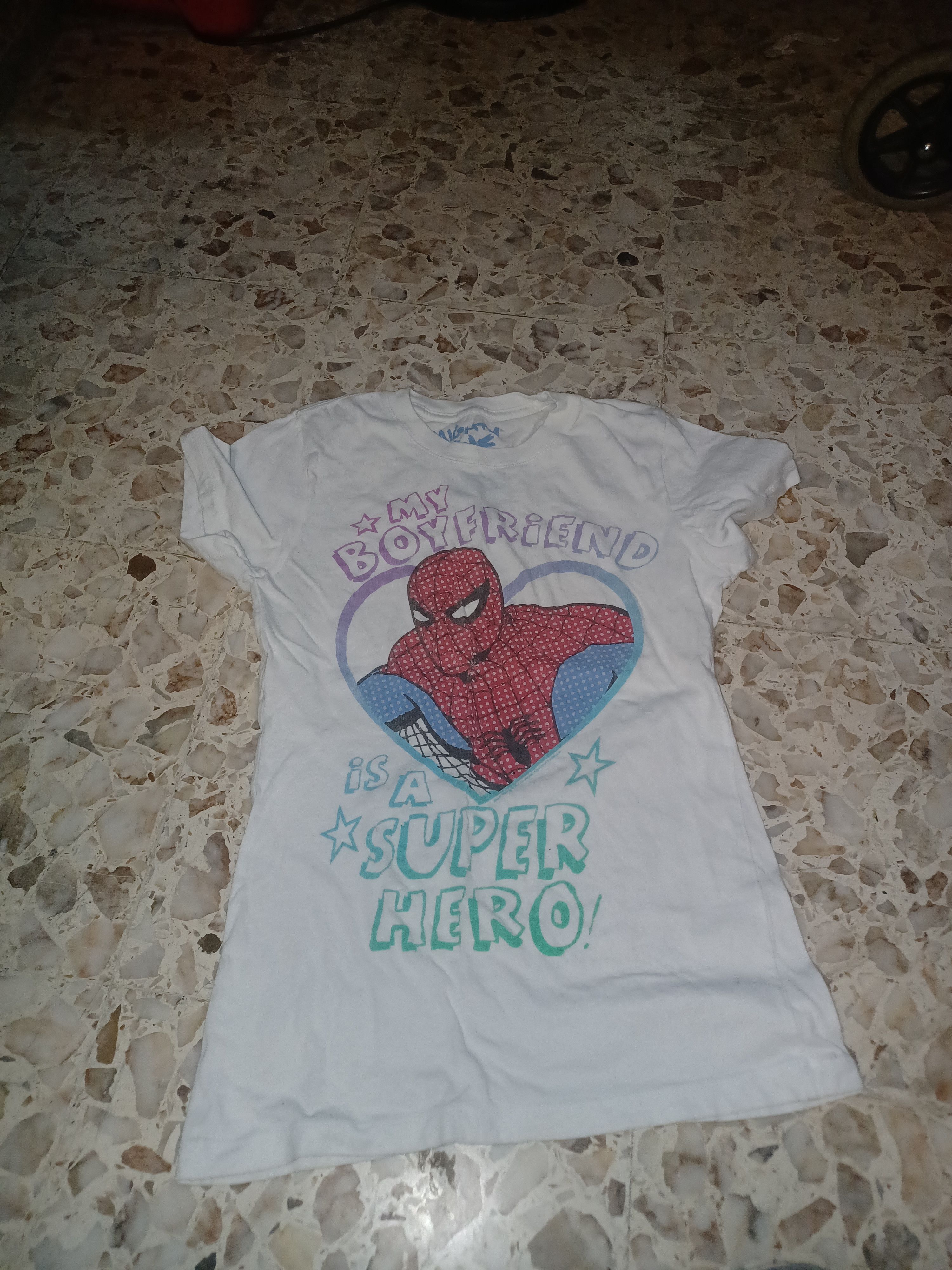 Other Mighty Fine Marvel Spiderman Tee S White Red Blue Size S / US 4 / IT 40 - 1 Thumbnail