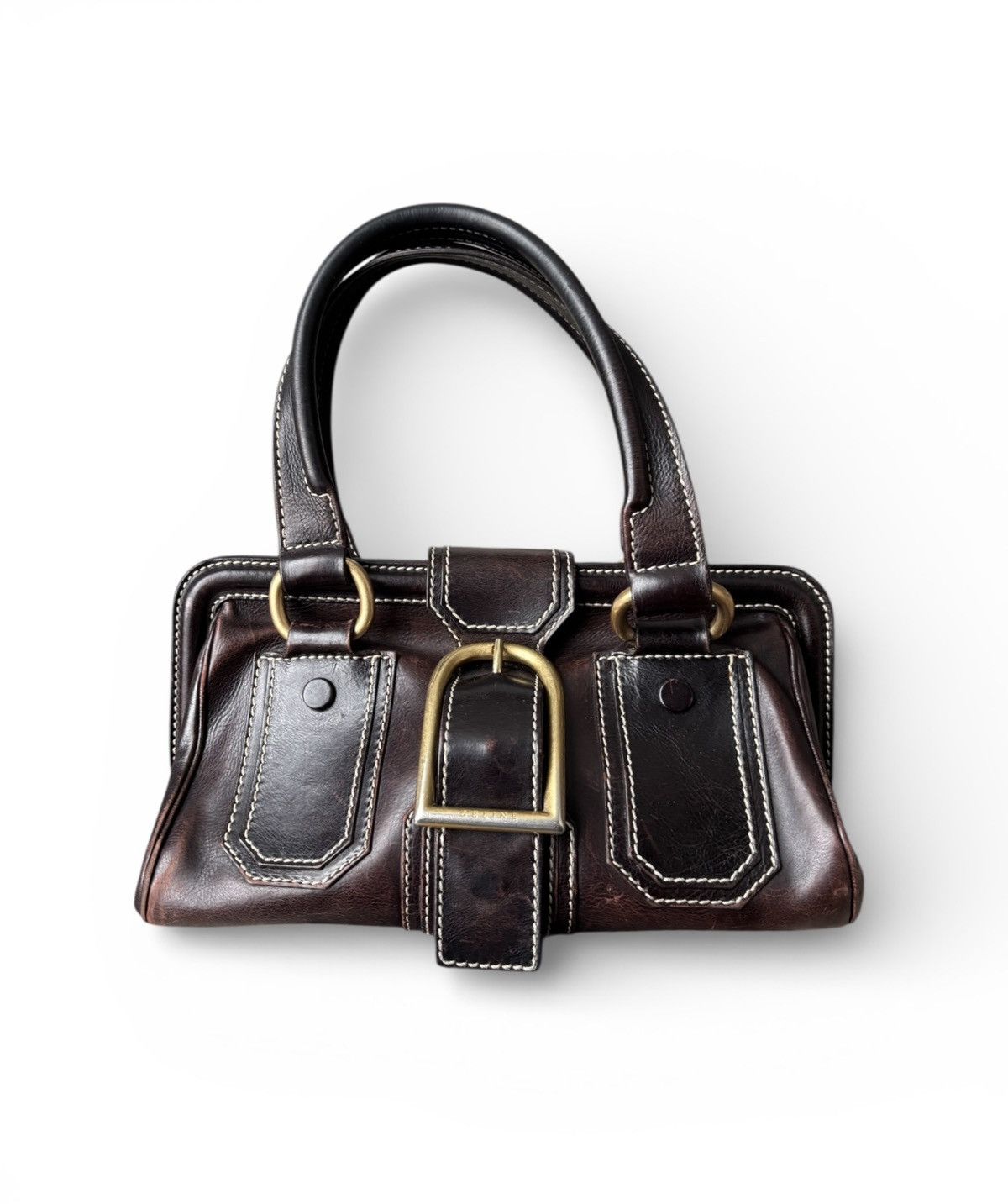 Celine Celine Ella Frame Leather Bag Size ONE SIZE - 2 Thumbnail