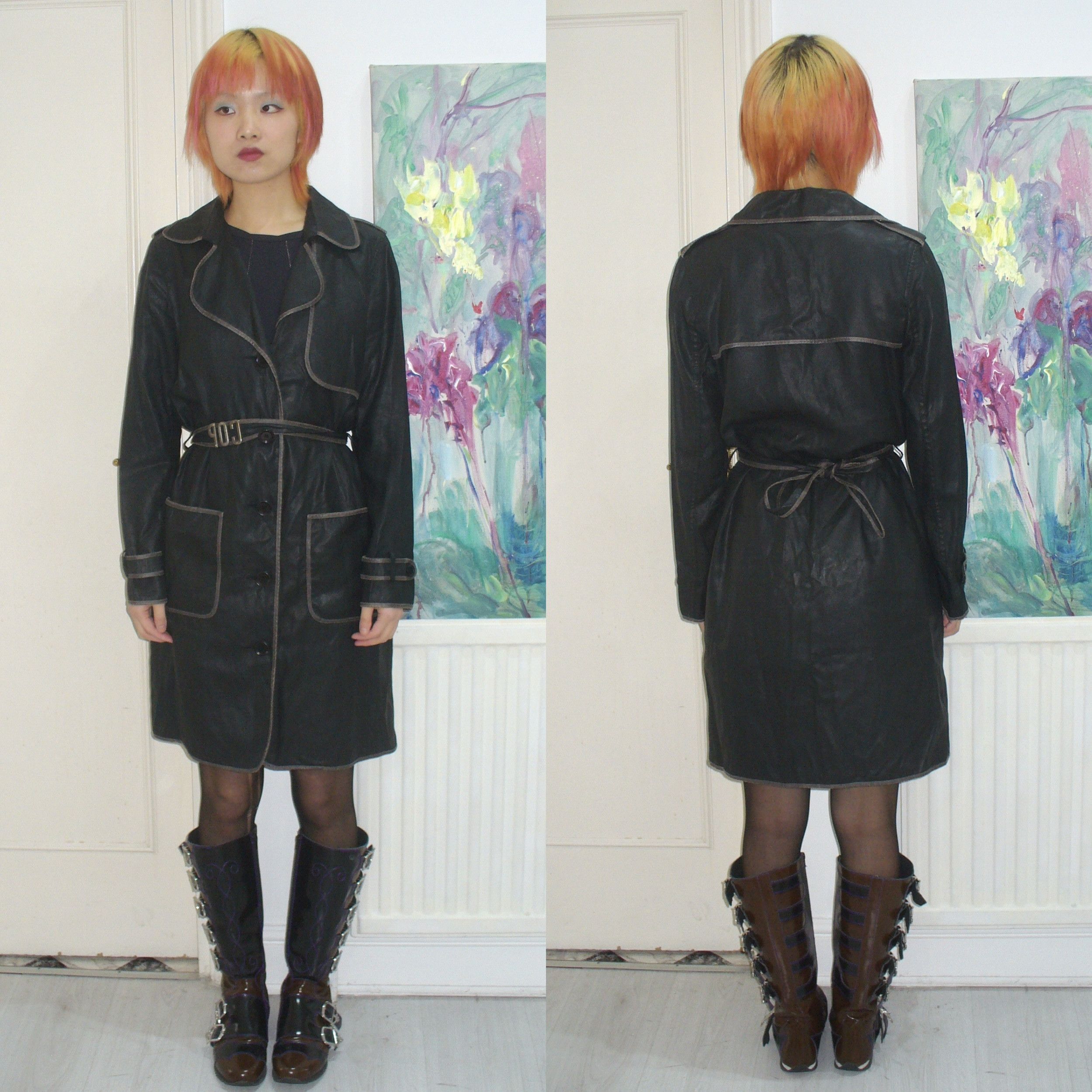 Cop Copine Cop Copine black trench coat Size S / US 4 / IT 40 - 2 Thumbnail