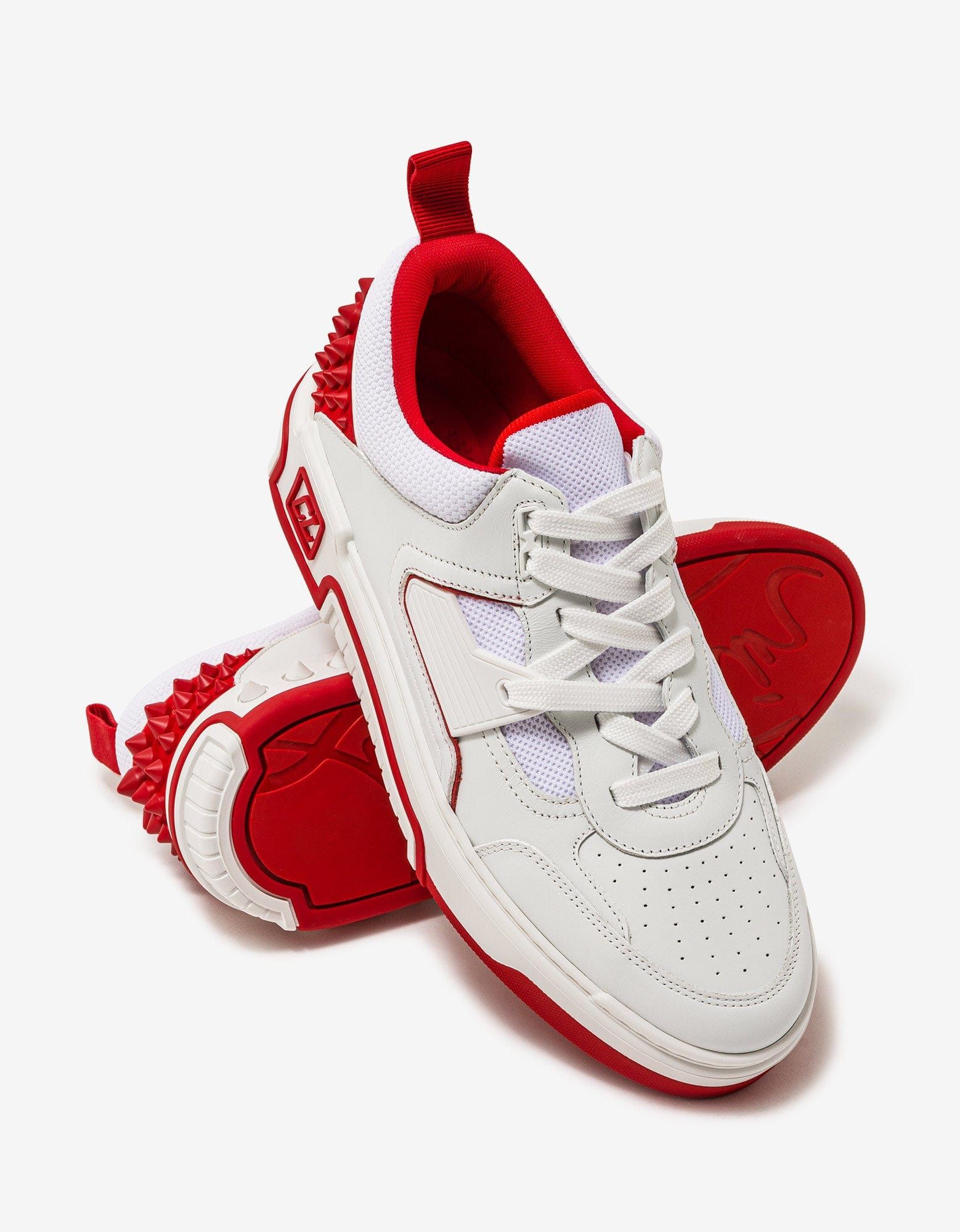 Christian Louboutin Christian Louboutin Astroloubi White & Red Trainers Size US 10.5 / EU 43-44 - 7 Thumbnail