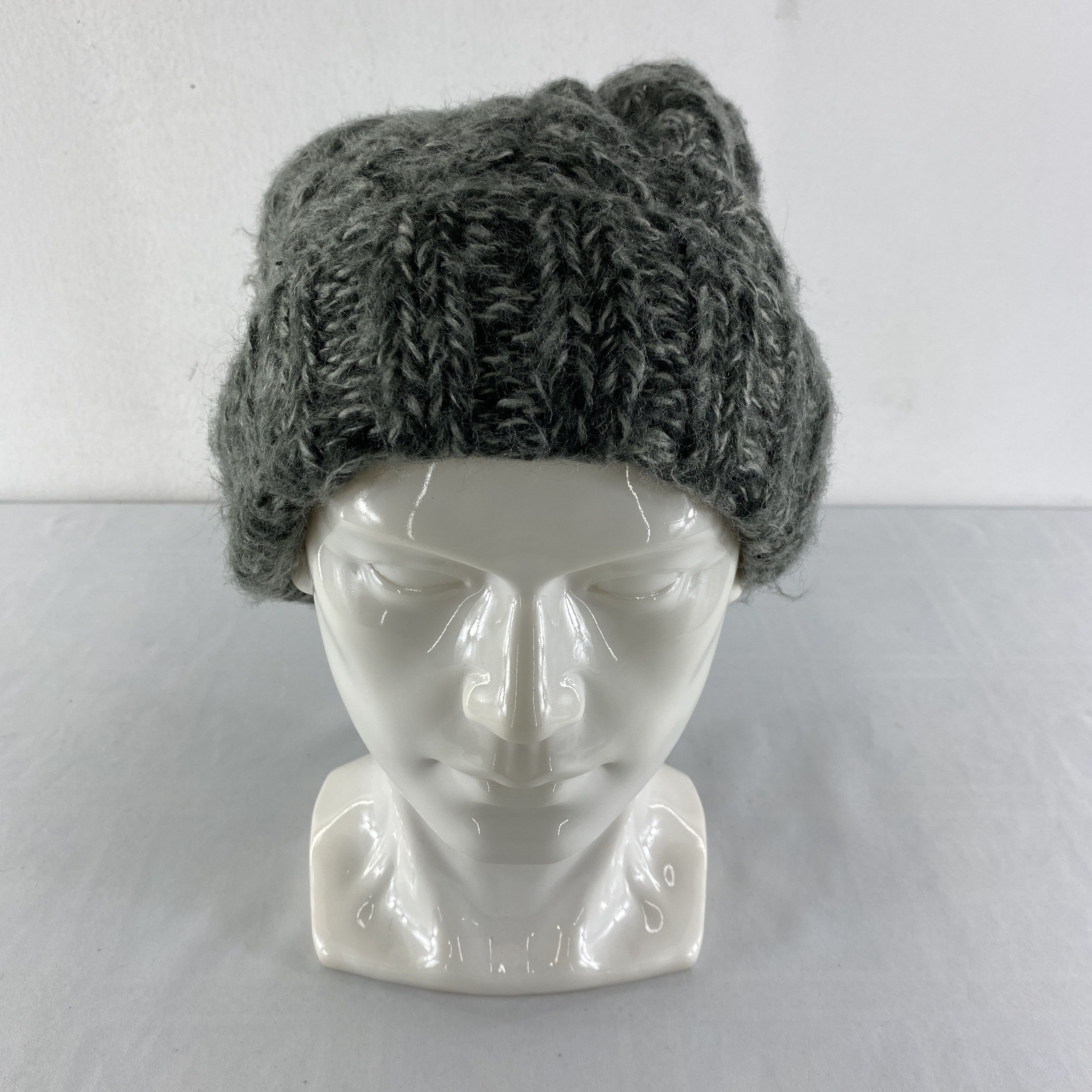 Japanese Brand Simple Plain Snow Cap Hat Beanie -BN611 Size ONE SIZE - 2 Thumbnail