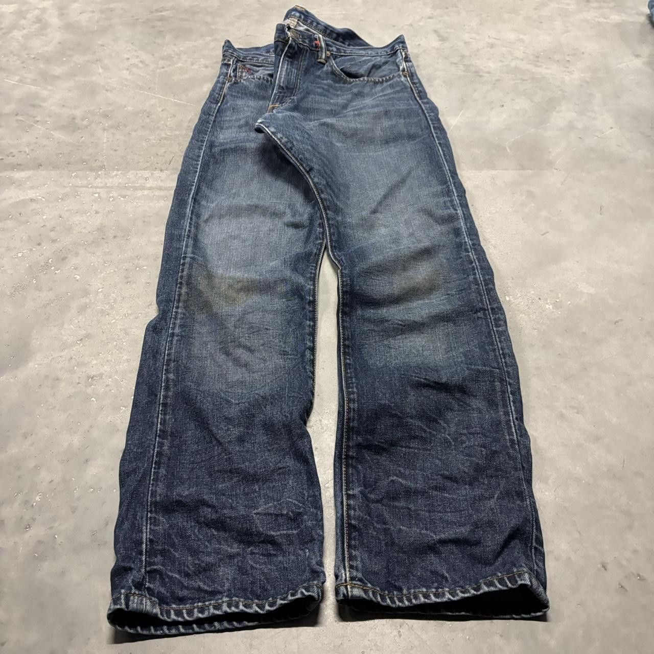 Polo Ralph Lauren × Vintage Crazy Vintage Y2K/2000s Grunge Polo Ralph Lauren Dark Wash Denim Jeans! Size US 34 / EU 50 - 3 Thumbnail