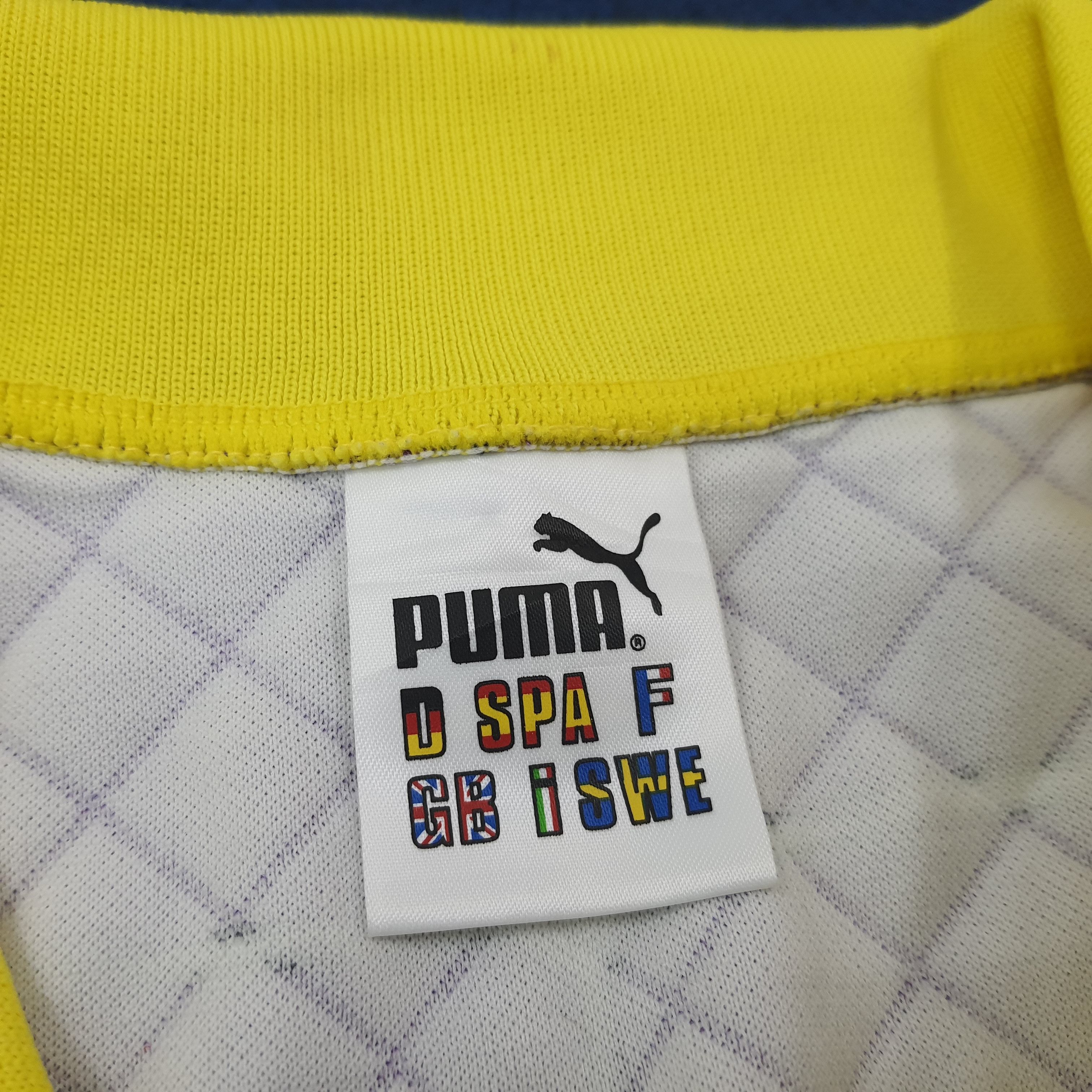 Puma Vintage PUMA Soccer Keeper GK Full Print Polo Shirt C224N11 Size US XL / EU 56 / 4 - 6 Thumbnail