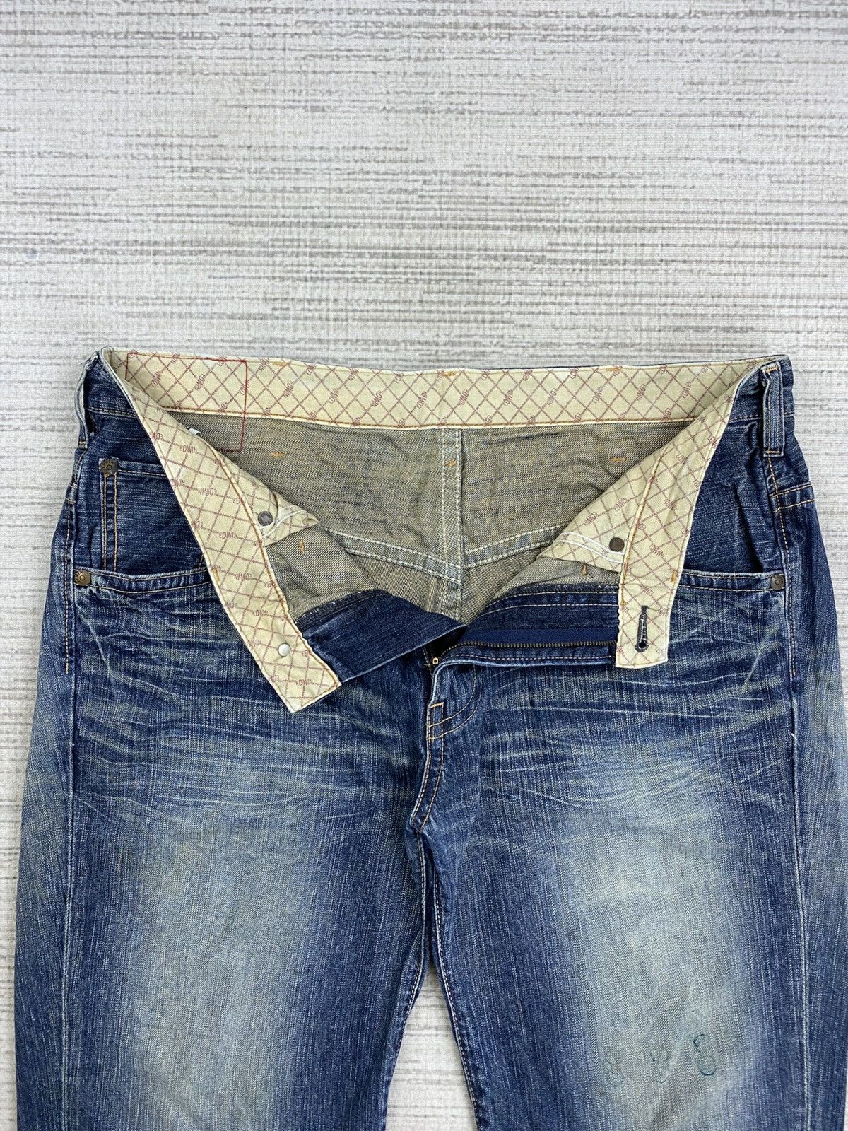 Edwin × Japanese Brand × Vintage Vintage Edwin Short Denim Pants Size US 38 / EU 54 - 6 Thumbnail