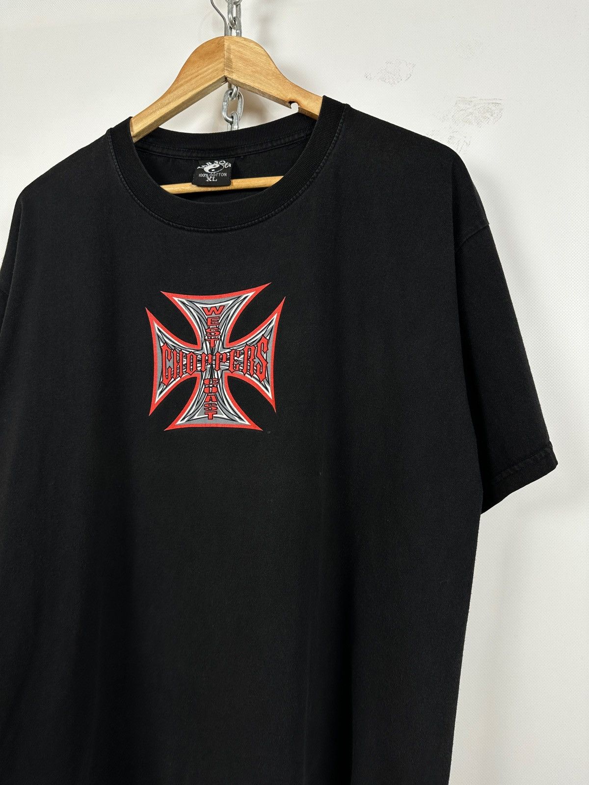 Vintage Vintage West Coast Choppers Black T-Shirt Paul Walker Size US XL / EU 56 / 4 - 12 Thumbnail
