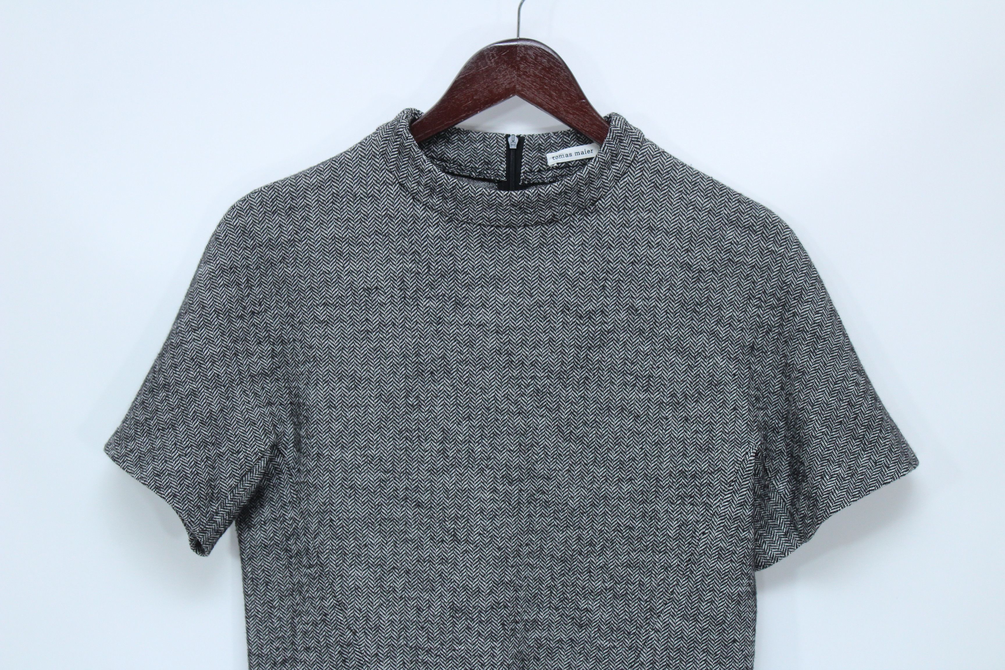 Tomas Maier Tomas Maier Dress Wool Womens Size 2 Authentic Hype Size S / US 4 / IT 40 - 4 Thumbnail