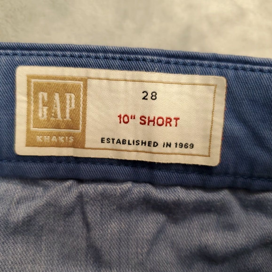 Gap Gap Shorts Mens 28 Blue Twill Preppy Chino Classic Comfort Casual Size US 28 / EU 44 - 2 Thumbnail