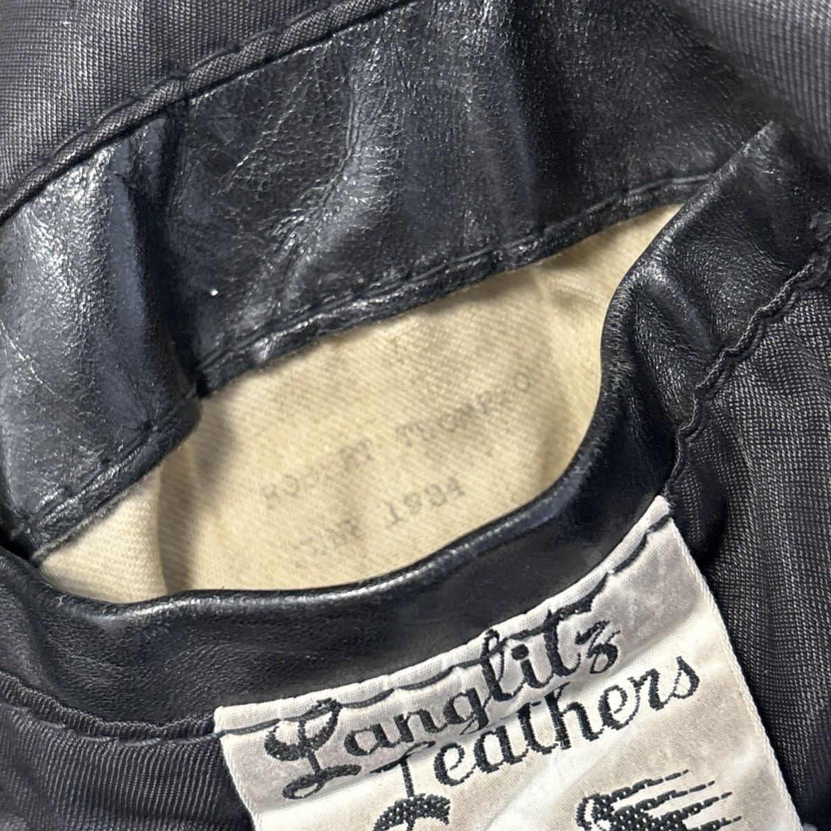 Other Vintage Langlitz Columbia Motorcycle Leather Jacket w/Belt Size US M / EU 48-50 / 2 - 13 Thumbnail