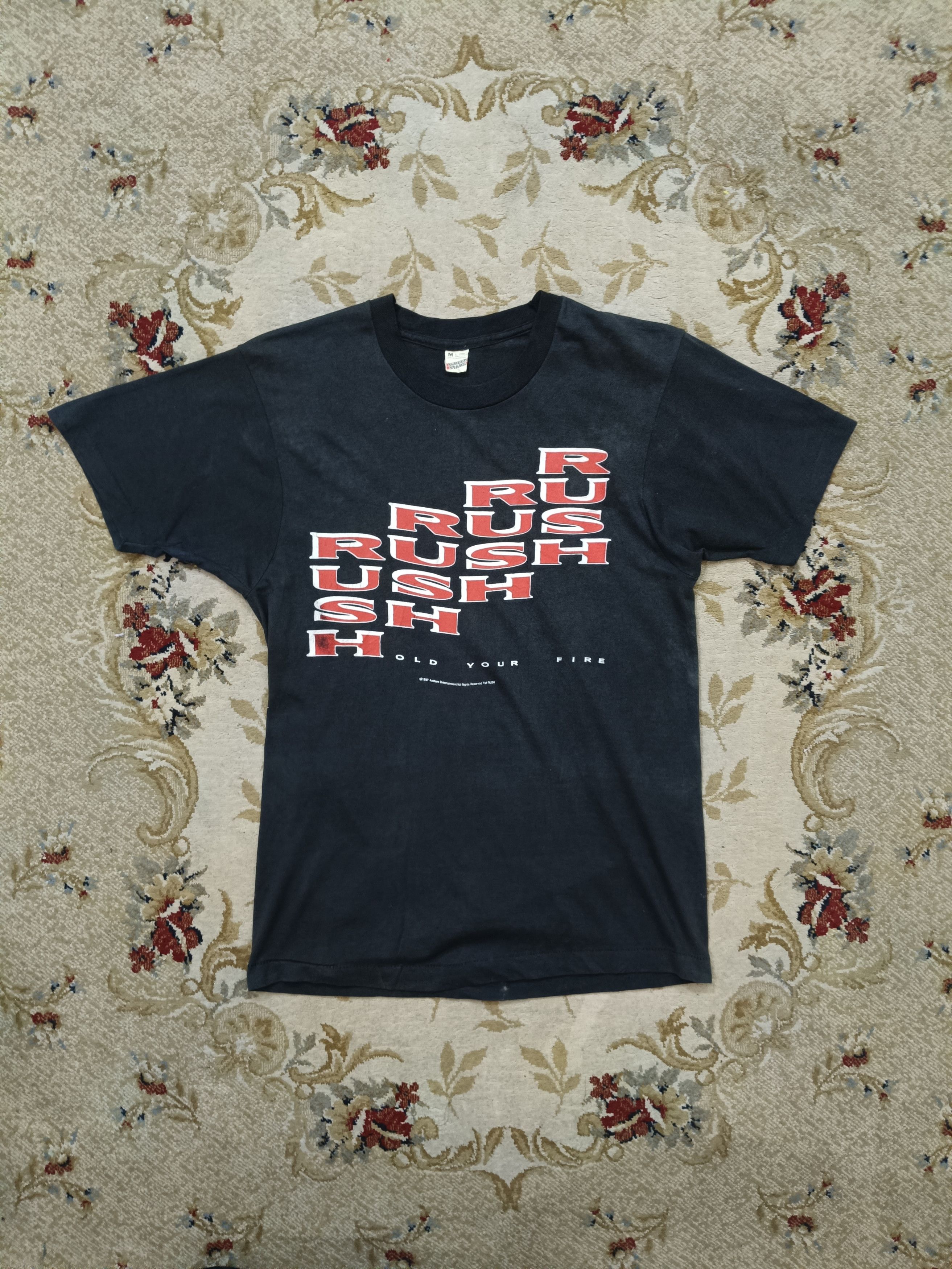 Band Tees × Vintage Vintage 1987 Rush Live Tour 87 88 Size US M / EU 48-50 / 2 - 1 Thumbnail