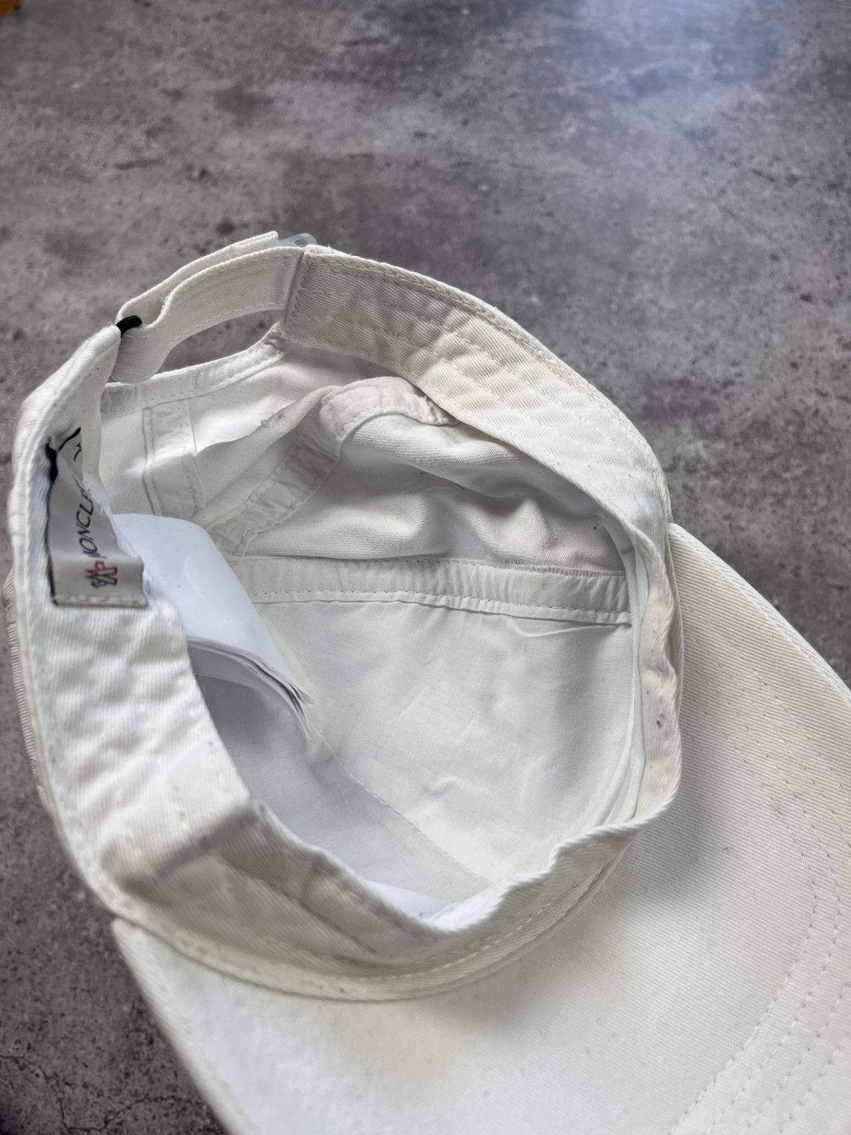 Moncler Moncler Beretto Cap White One Size Size ONE SIZE - 9 Thumbnail