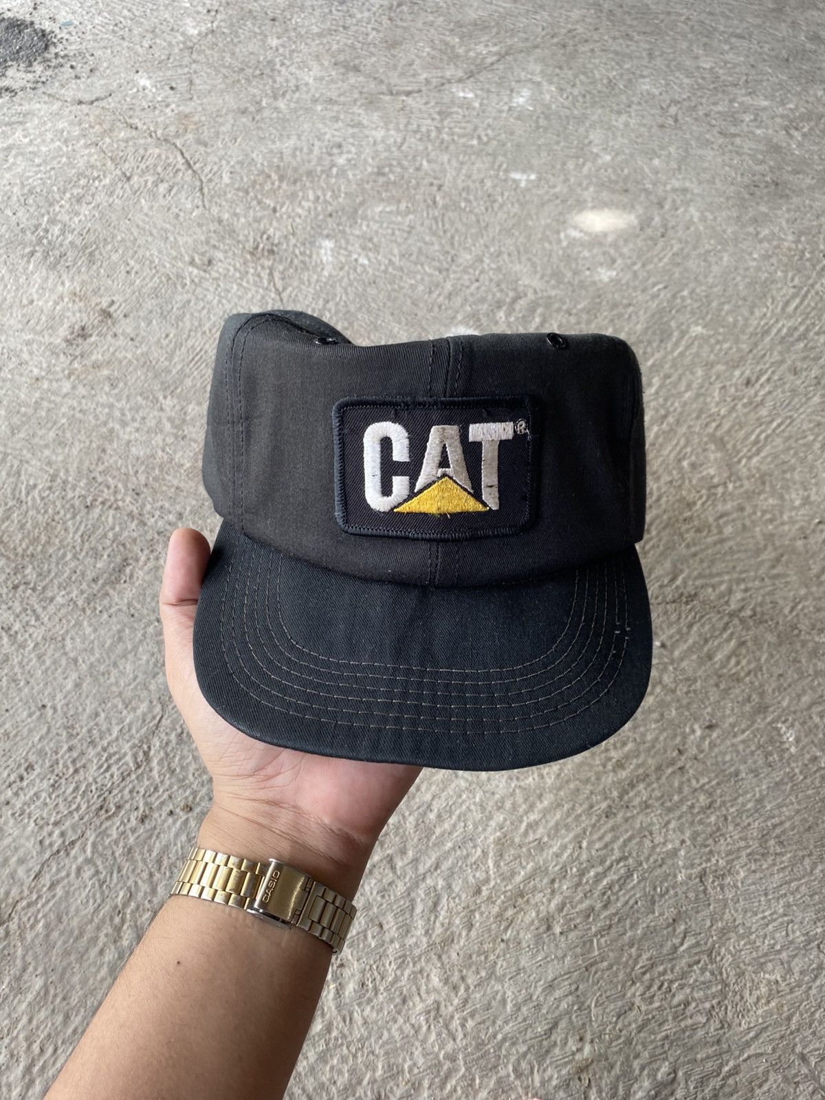 Caterpillar Caterpillar hats patch 80s x vintage Size ONE SIZE - 1 Thumbnail