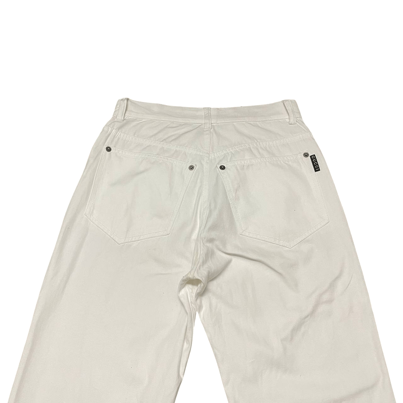 Gucci Vintage Gucci White Jeans Size US 26 / EU 42 - 13 Thumbnail