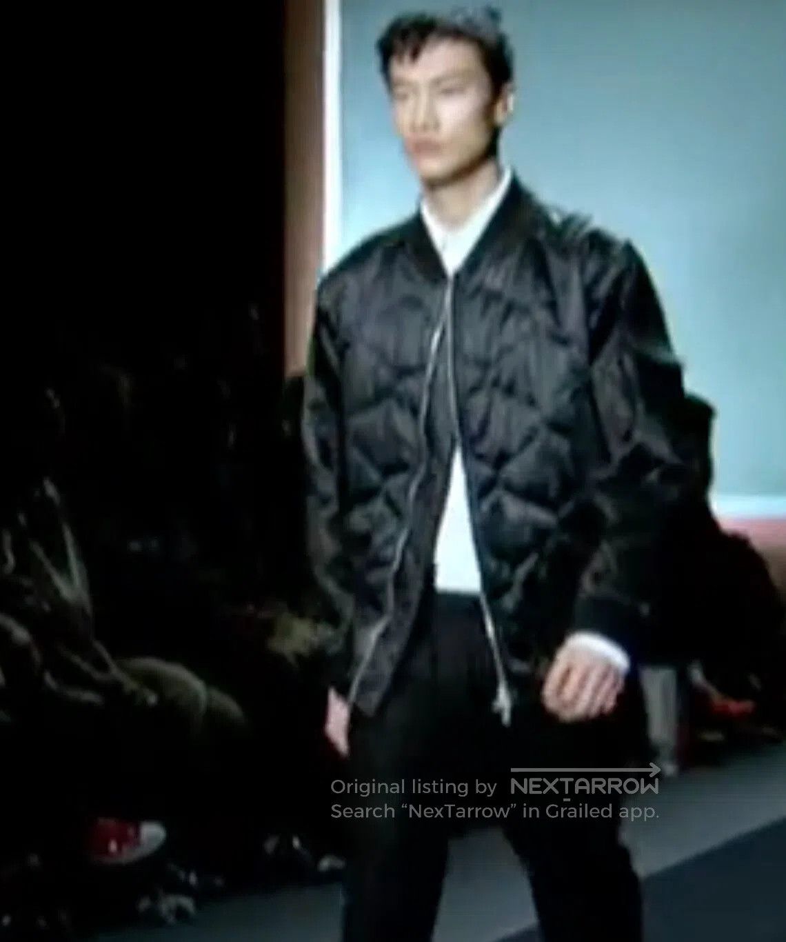 Dries Van Noten DRIES VAN NOTEN 07AW Long Threaded Lower Tail BOMBER| Size US S / EU 44-46 / 1 - 8 Thumbnail