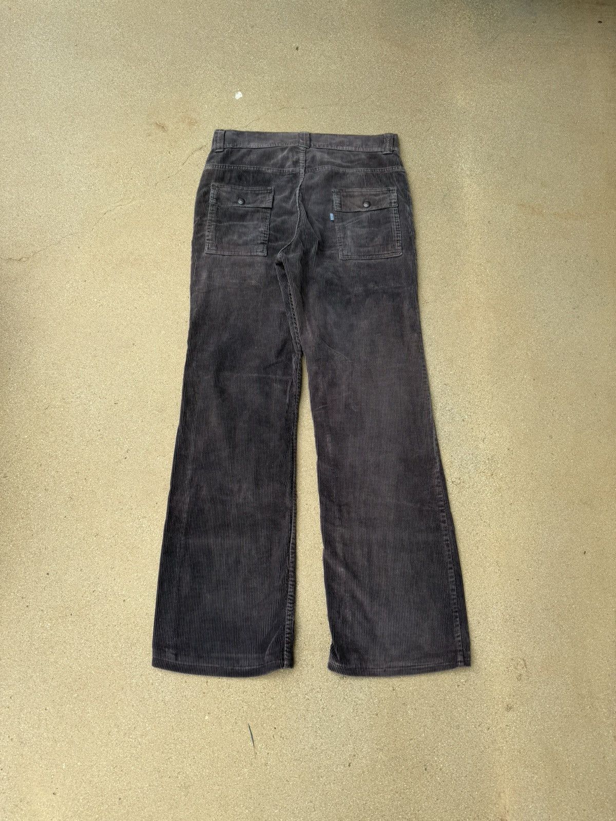Levi's Vtg 70’s Levi’s 646 Bellbottom Flare Corduroy Pants 32x31 Size US 33 - 2 Thumbnail