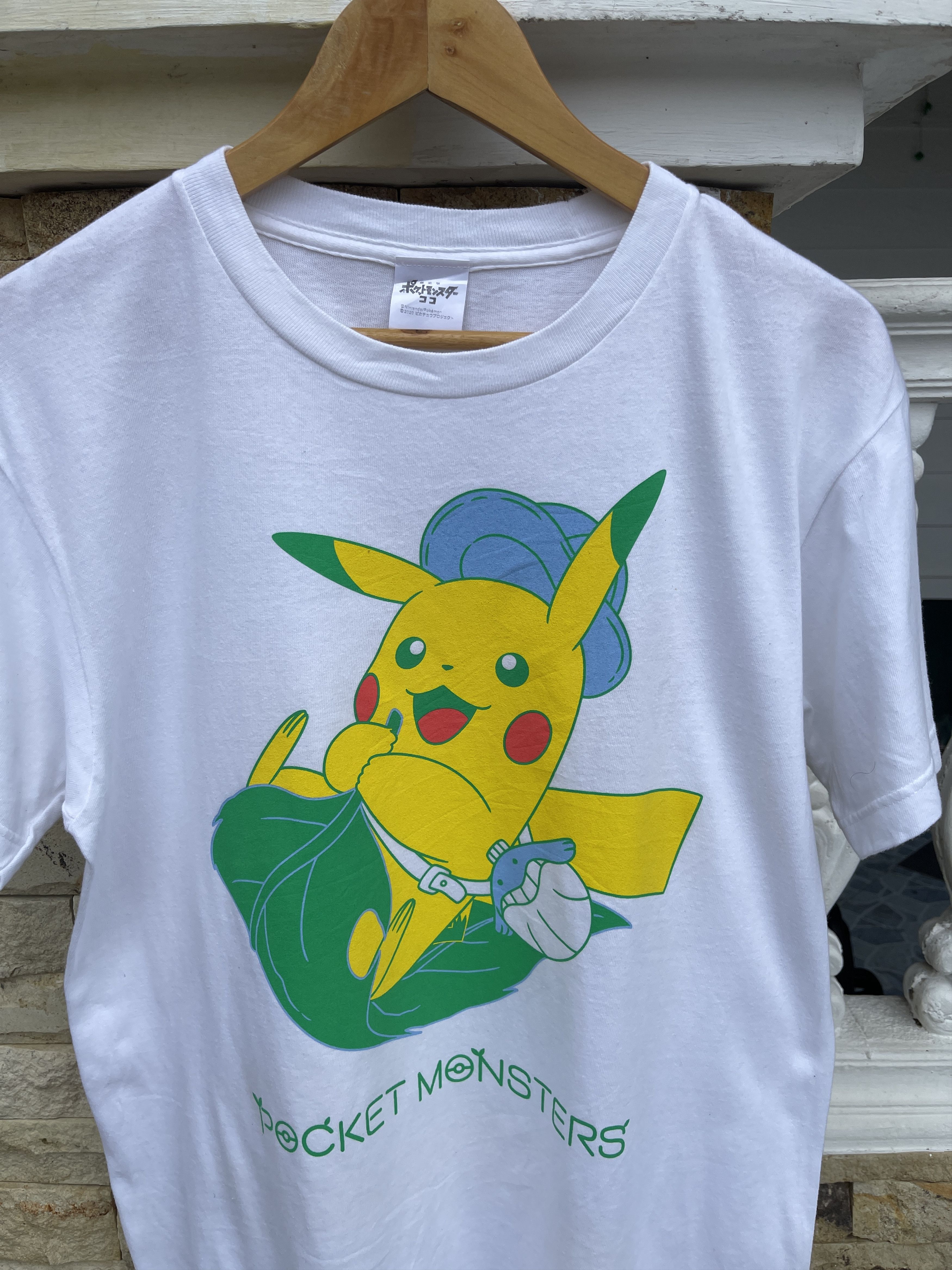Nintendo × Pokemon × Vintage Last Drop🔥Rare🔥Vintage Pokemon Pocket Monster T-Shirt Size US M / EU 48-50 / 2 - 2 Thumbnail