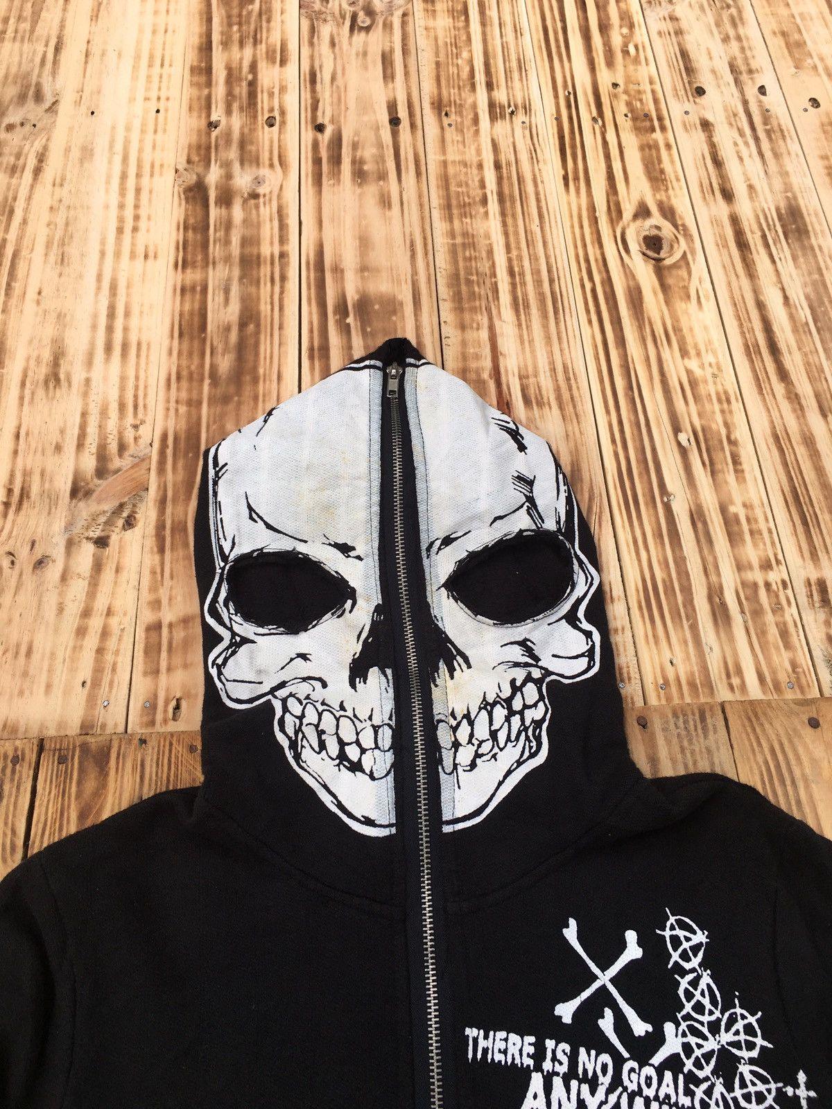 If Six Was Nine × Japanese Brand × Le Grande Bleu (L.G.B.) Mar Jour Skeleton Ful zip Hoodie Gothic punk Size US M / EU 48-50 / 2 - 3 Thumbnail
