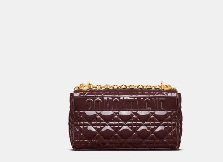 Dior o1w1db10425 M9242UV Size: OS / Medium Caro Bag in Plum Size ONE SIZE - 5 Thumbnail