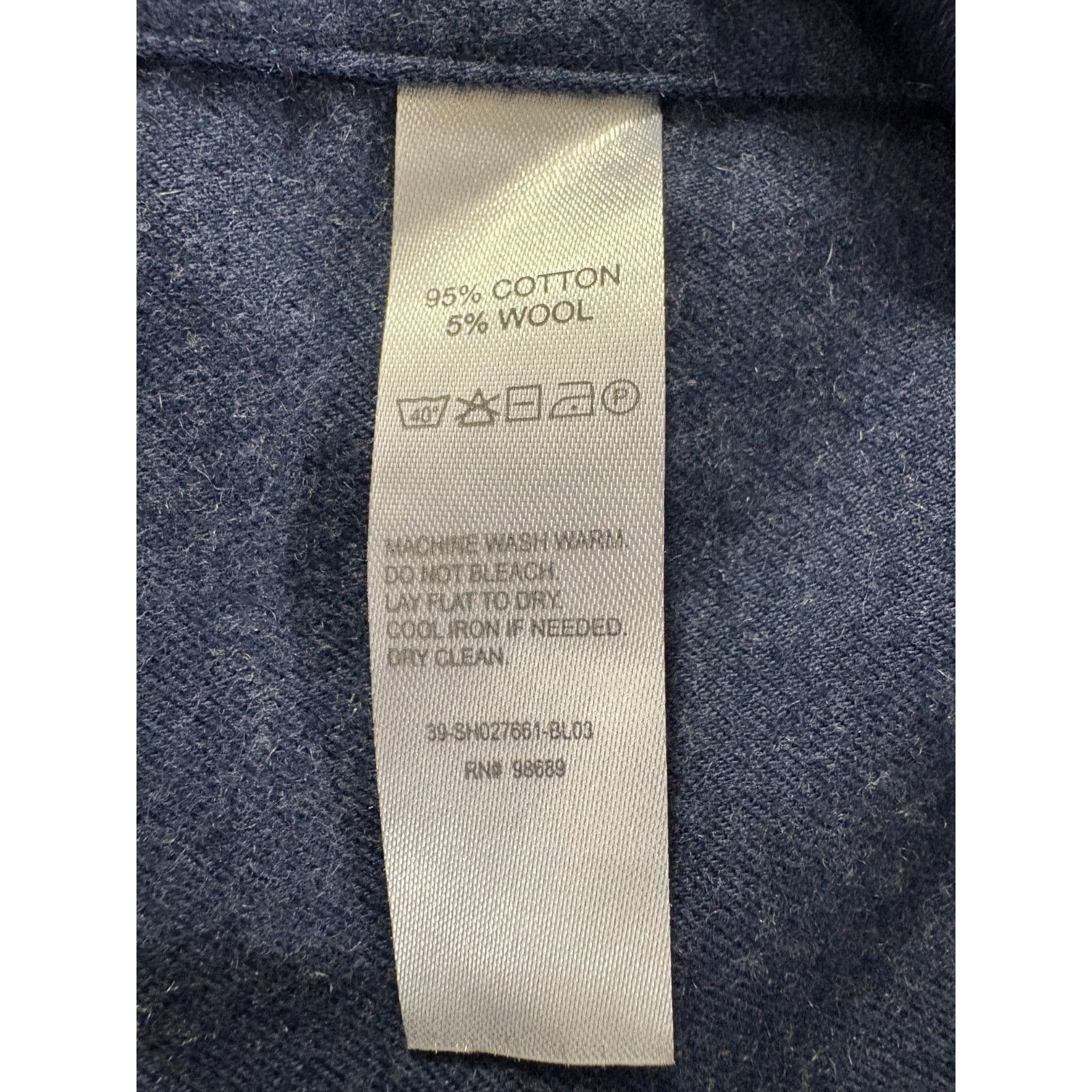 Todd Snyder Todd Snyder Brush Cotton Wool shirt size M color Navy NWT ms Size US M / EU 48-50 / 2 - 5 Thumbnail