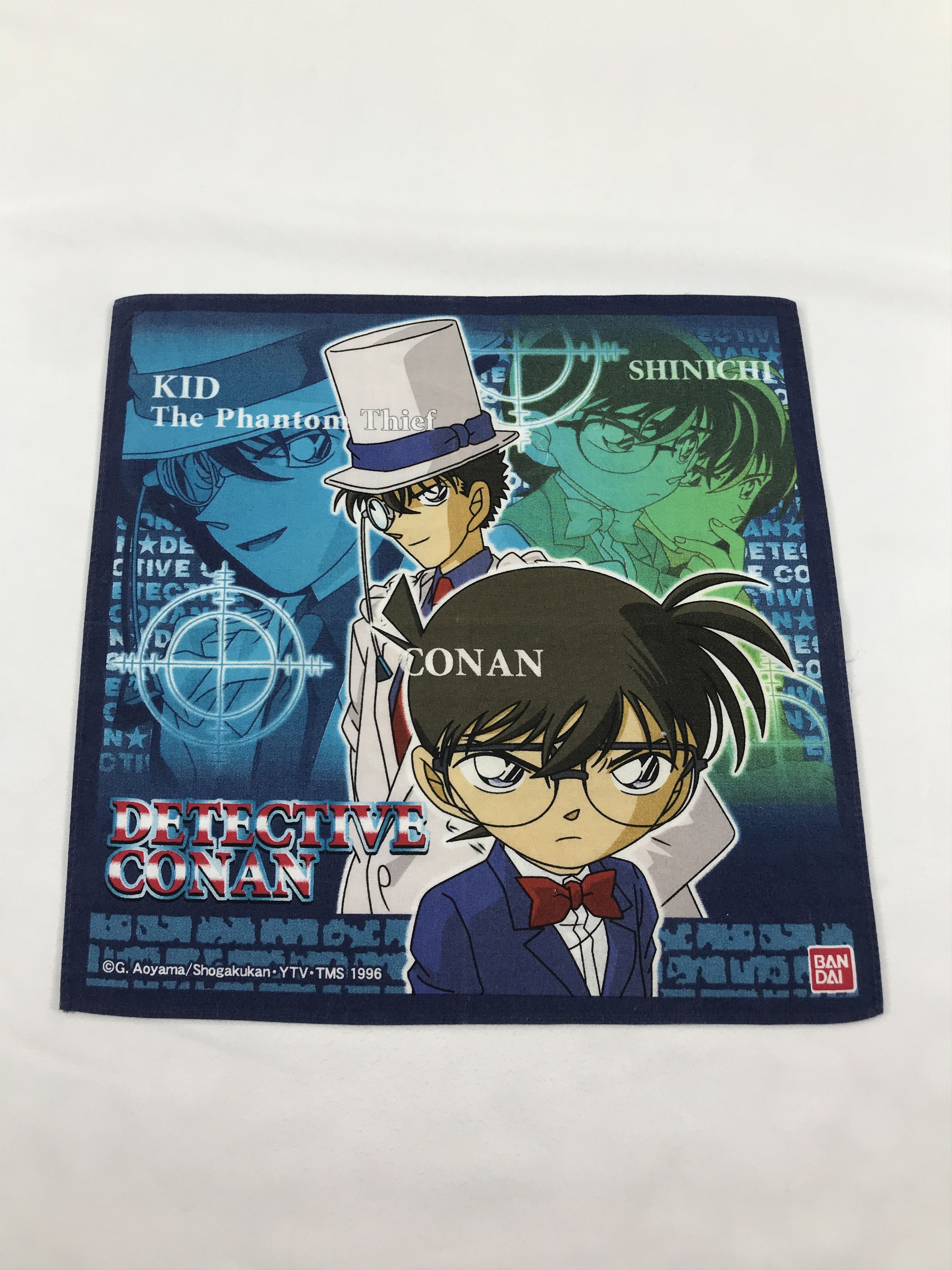 Anime × Japanese Brand × Vintage Detective Conan Handkerchief Neckerchief Bandana X16 Size ONE SIZE - 1 Thumbnail