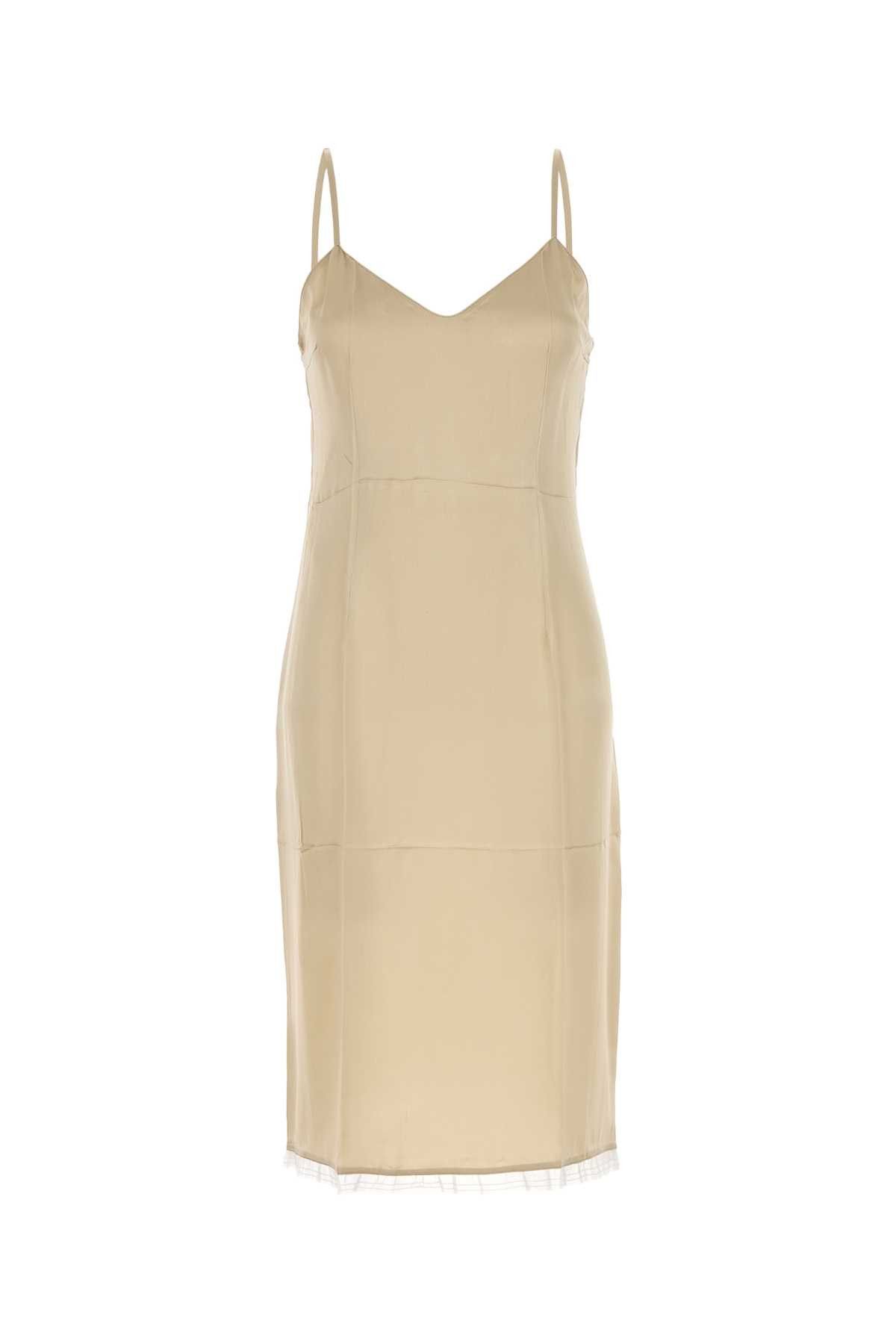 Prada Beige Satin Dress Size S / US 4 / IT 40 - 1 Thumbnail