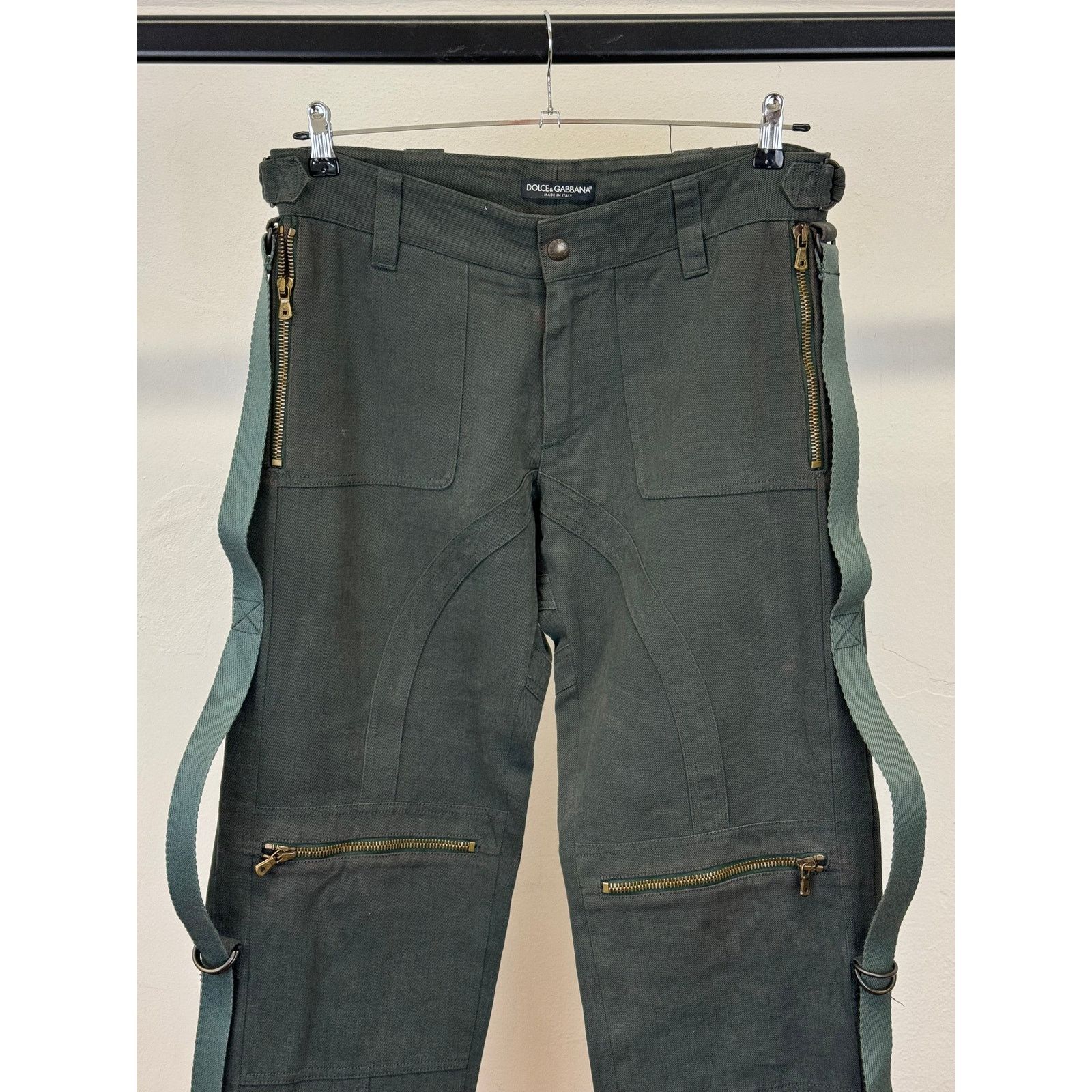 Dolce & Gabbana A/W2003 Dolce & Gabbana parachute bondage pants Size US 34 / EU 50 - 2 Thumbnail