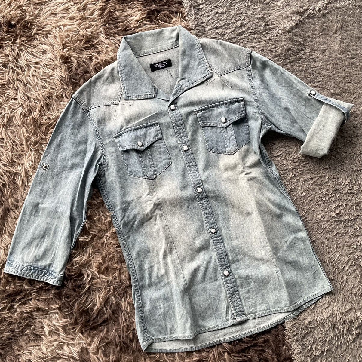Japanese Brand Tornado mart denim button ups Size M / US 6-8 / IT 42-44 - 3 Thumbnail