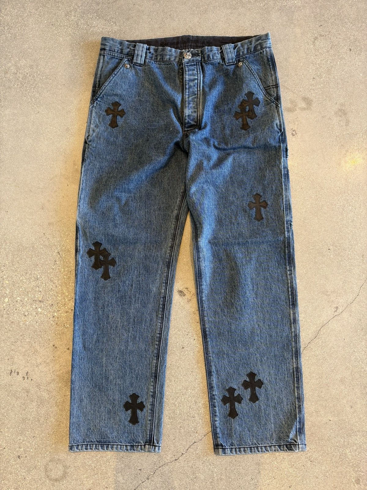 Chrome Hearts CHROME HEARTS DENIM CARPENTER Size US 36 / EU 52 - 1 Thumbnail
