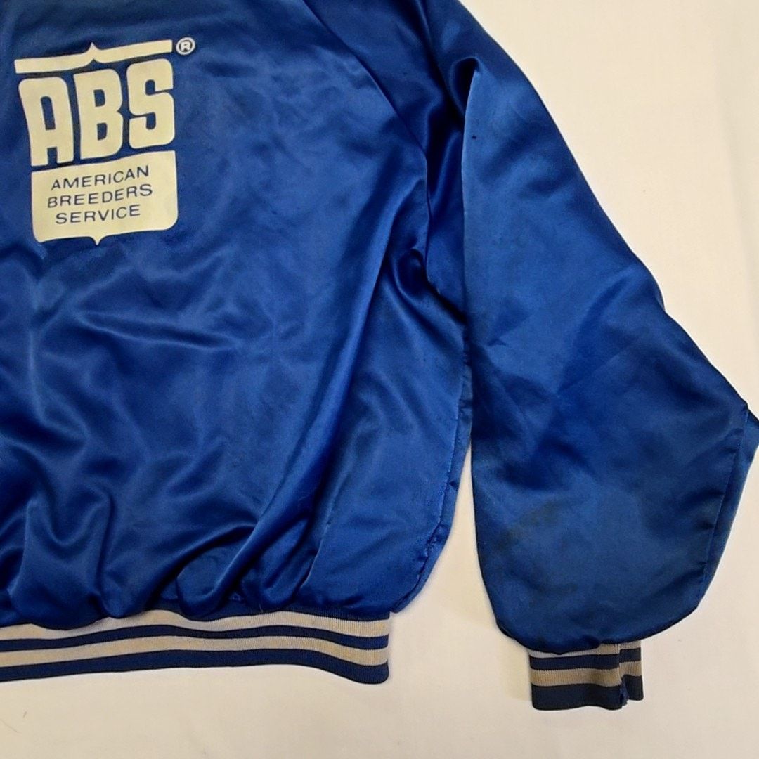 Vintage Vintage ABS Jacket Blue Mens XL Distressed Western Bomber Size US XL / EU 56 / 4 - 17 Thumbnail