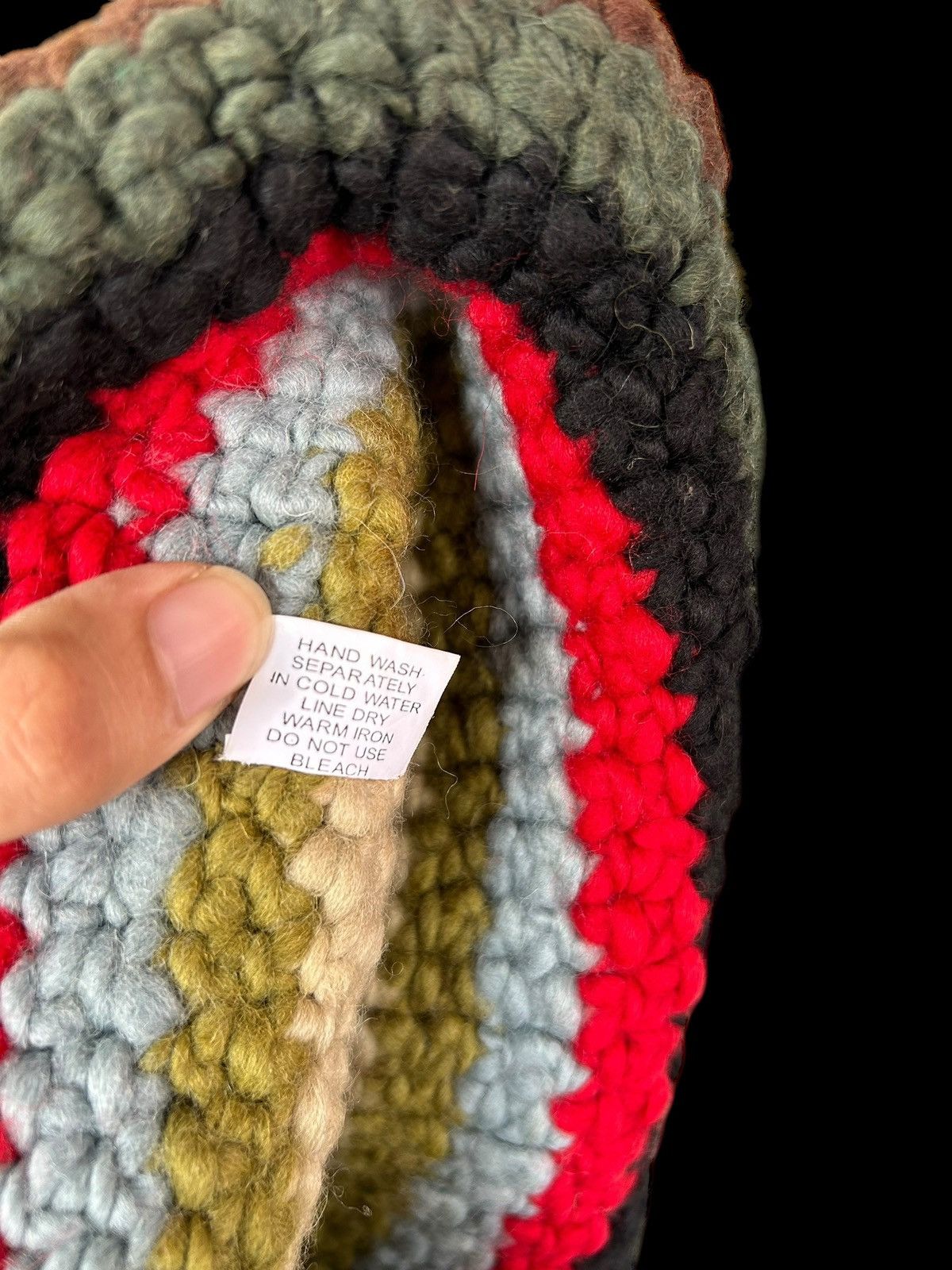 Japanese Brand × Kapital × Vintage Crochet Knitted Wool Rare Bucket Hats Size ONE SIZE - 7 Thumbnail