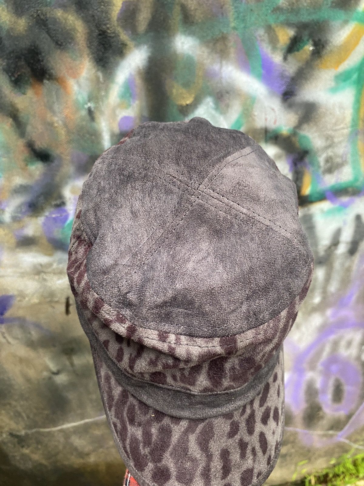Japanese Brand 🖤 commando hats leopard motif kmrii lgb style Size ONE SIZE - 6 Thumbnail