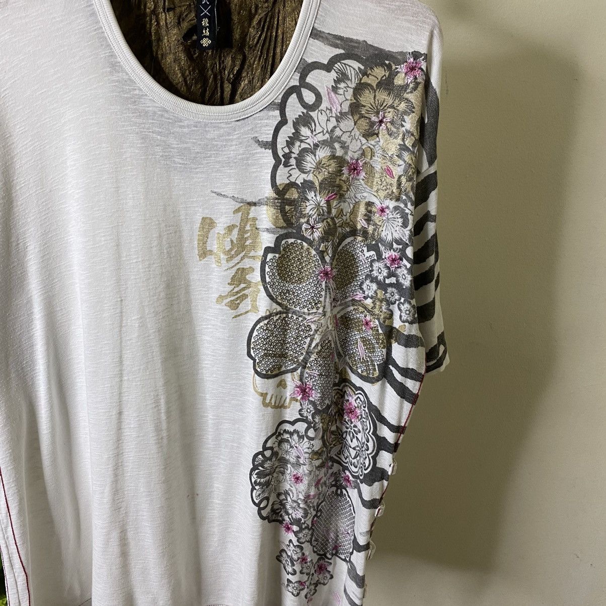 Japanese Brand JapanBrand Karakuri Tamashii Ed Hardy Style T Shirt Size US XXL / EU 58 / 5 - 2 Thumbnail