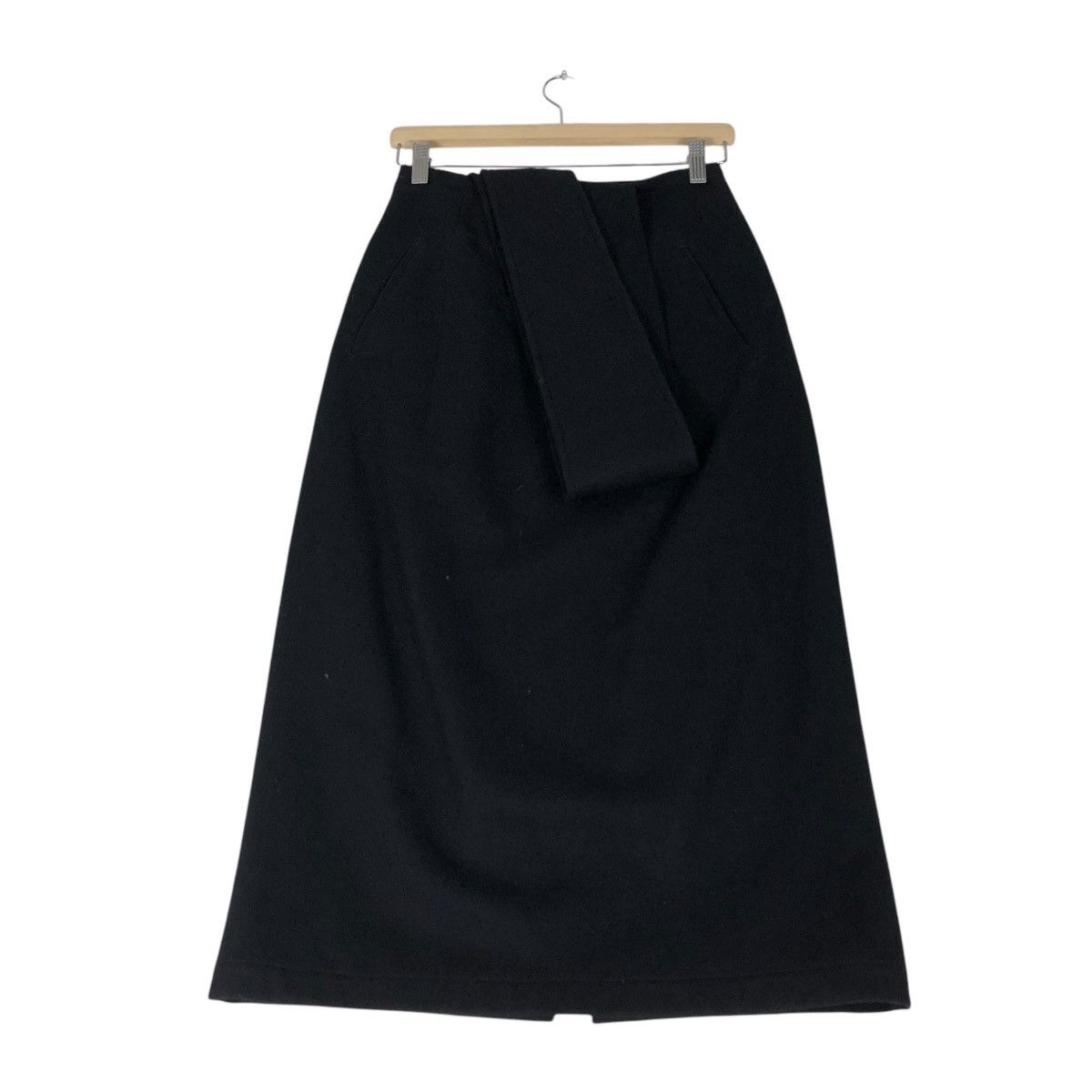 Yohji Yamamoto 🔥VINTAGE WOOL SKIRT Y’S YOHJI YAMAMOTO BELT Size 26" / US 2 / IT 38 - 2 Thumbnail