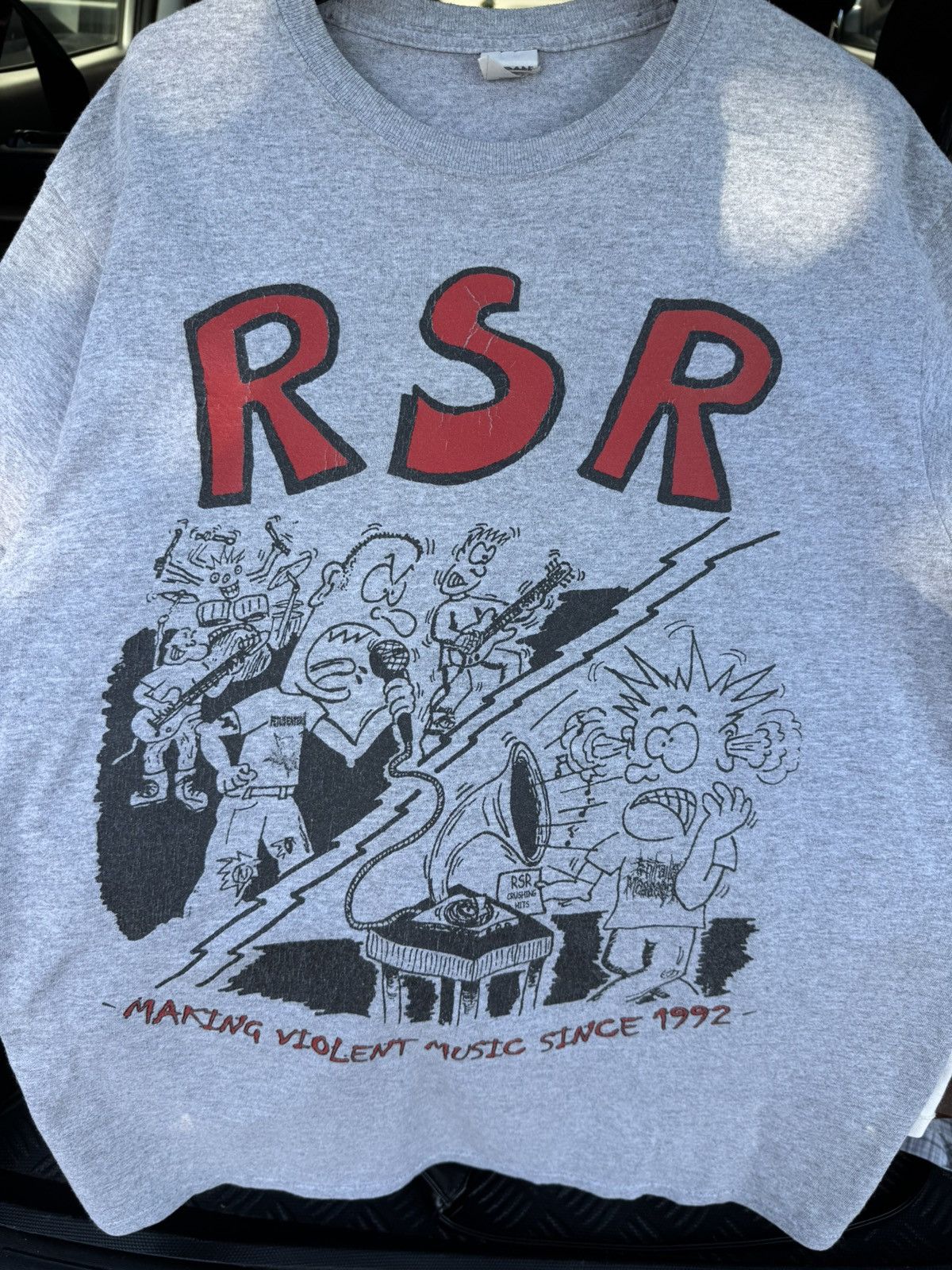 Band Tees Vintage RSR Punk Band Violent Music Thrash Rock Metal Size US M / EU 48-50 / 2 - 7 Thumbnail