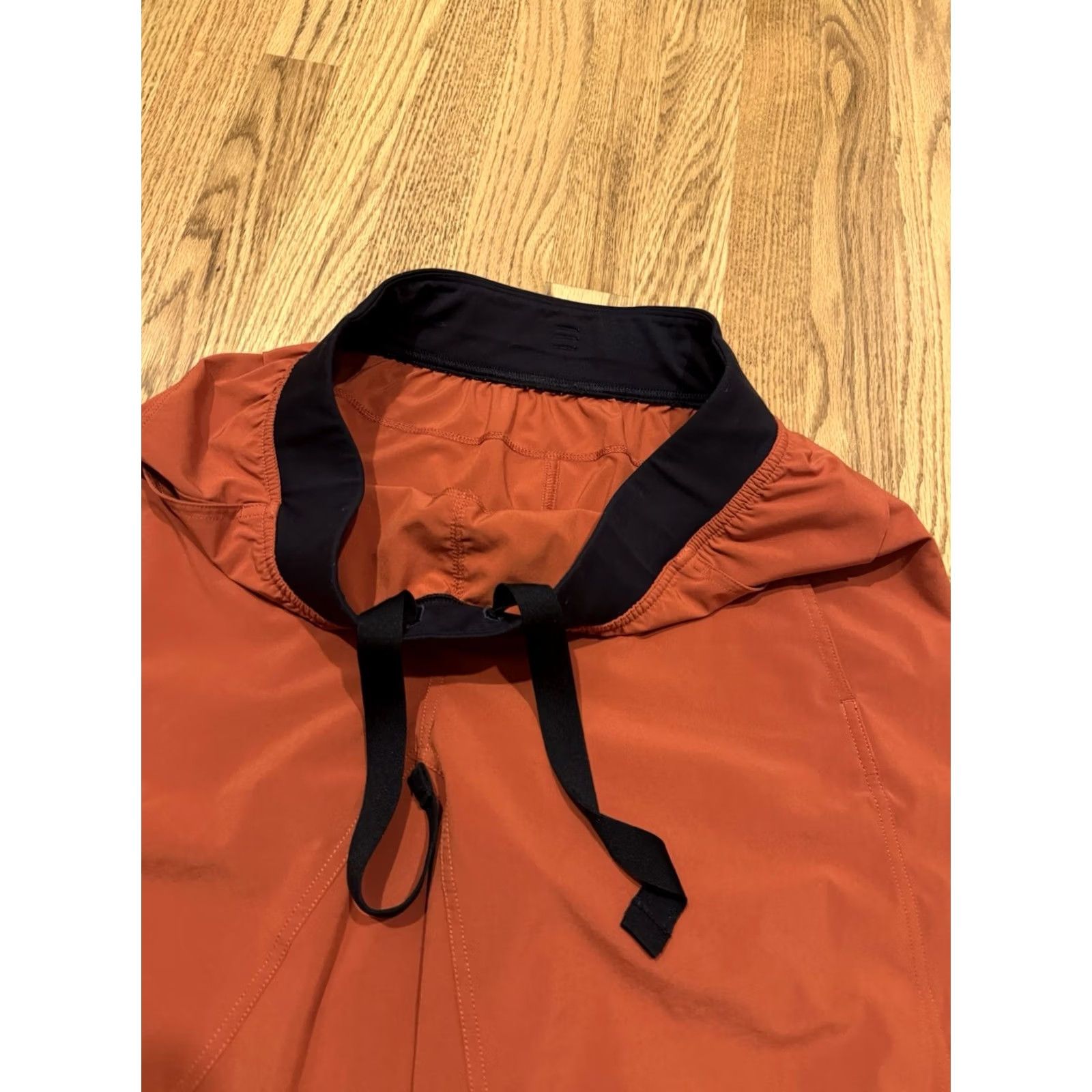 Lululemon Lululemon THE T.H.E. Shorts Mens Medium Orange Nylon Spandex Drawstring Pockets Athletic Casual Size US 31 - 5 Thumbnail