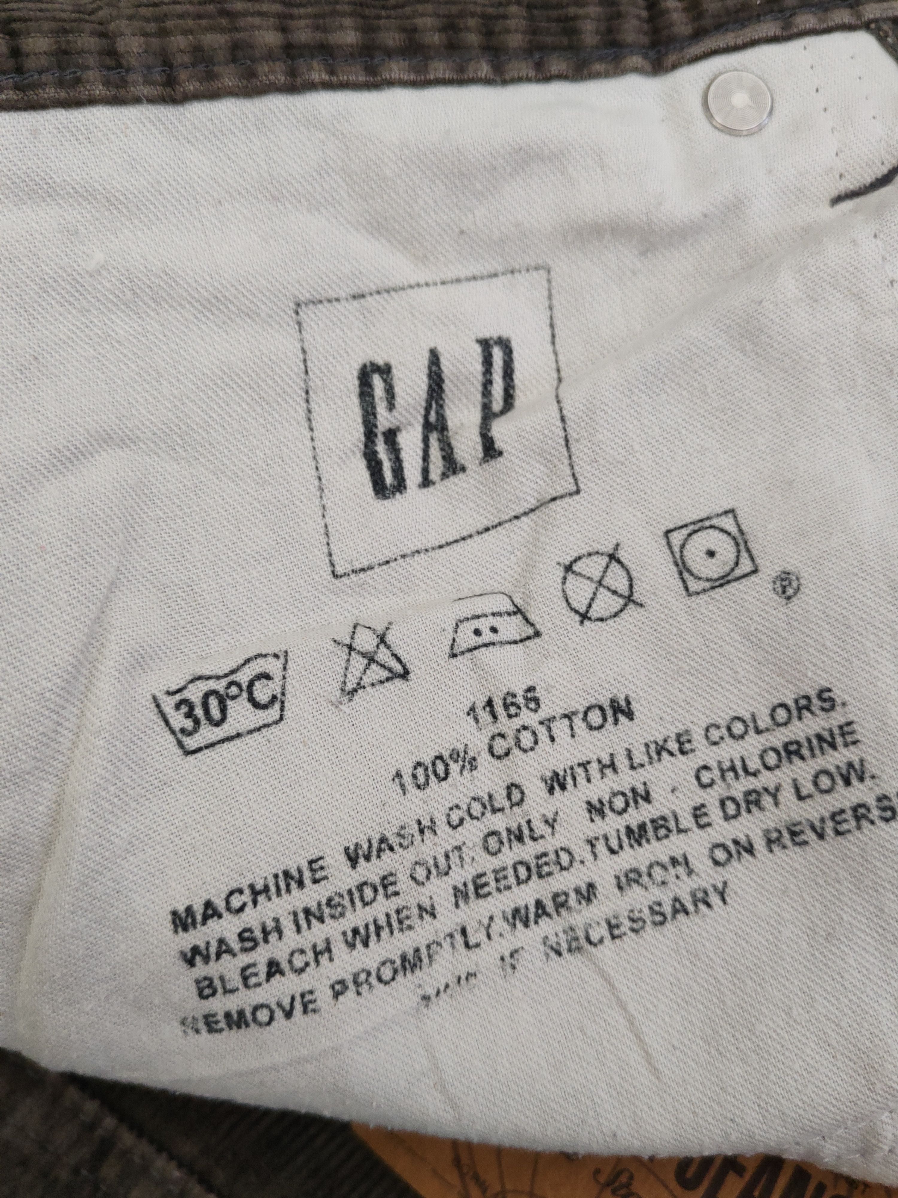 Gap Gap Dark Brown Multipocket Corduroy Pants #W1830 Size US 31 - 13 Thumbnail