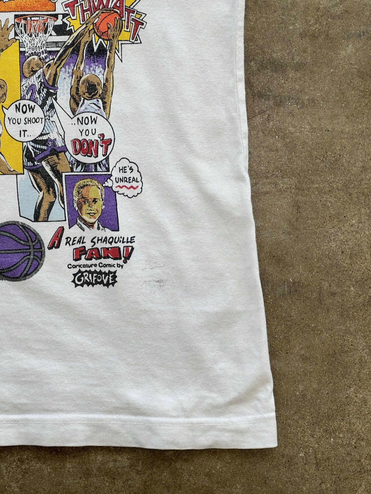 NBA × Vintage Vintage Shaquille O’Neal Shaq Orlando Magic Comic Tee Medium Size US M / EU 48-50 / 2 - 6 Thumbnail