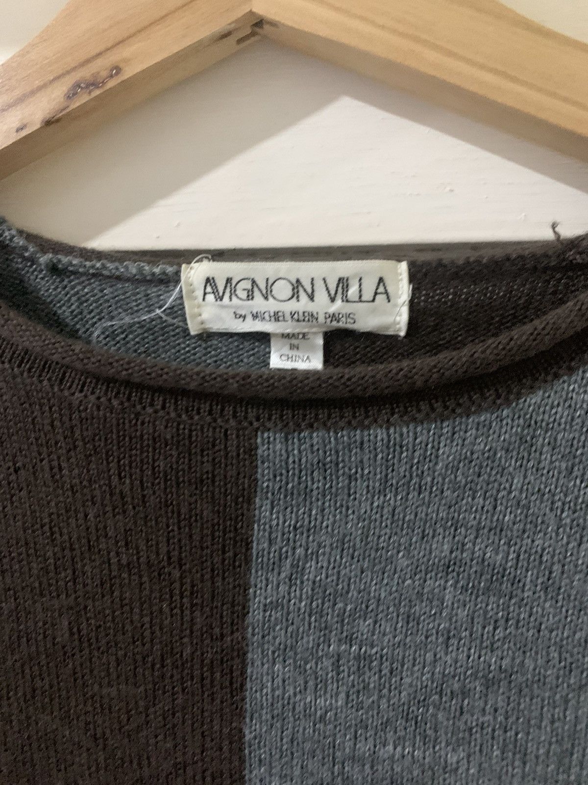 Japanese Brand × Vintage Coloured Cable Knitwear AVIGNON VILLA by MICHEL KLEIN PARIS Size M / US 6-8 / IT 42-44 - 3 Thumbnail