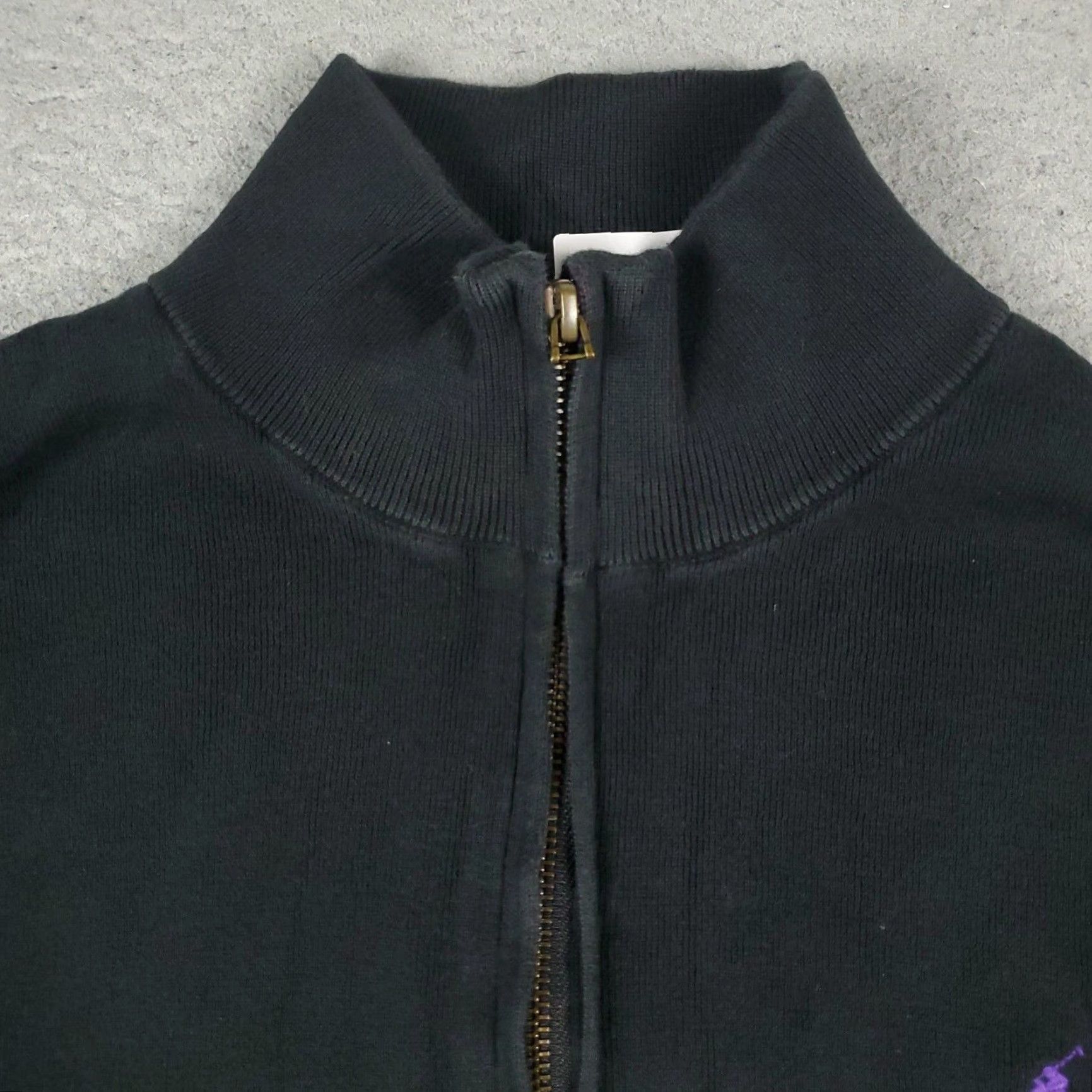 Ralph Lauren Ralph Lauren Mens Large Black Pony 1/4 Zip Casual Vest Sweater XL Size US L / EU 52-54 / 3 - 3 Thumbnail