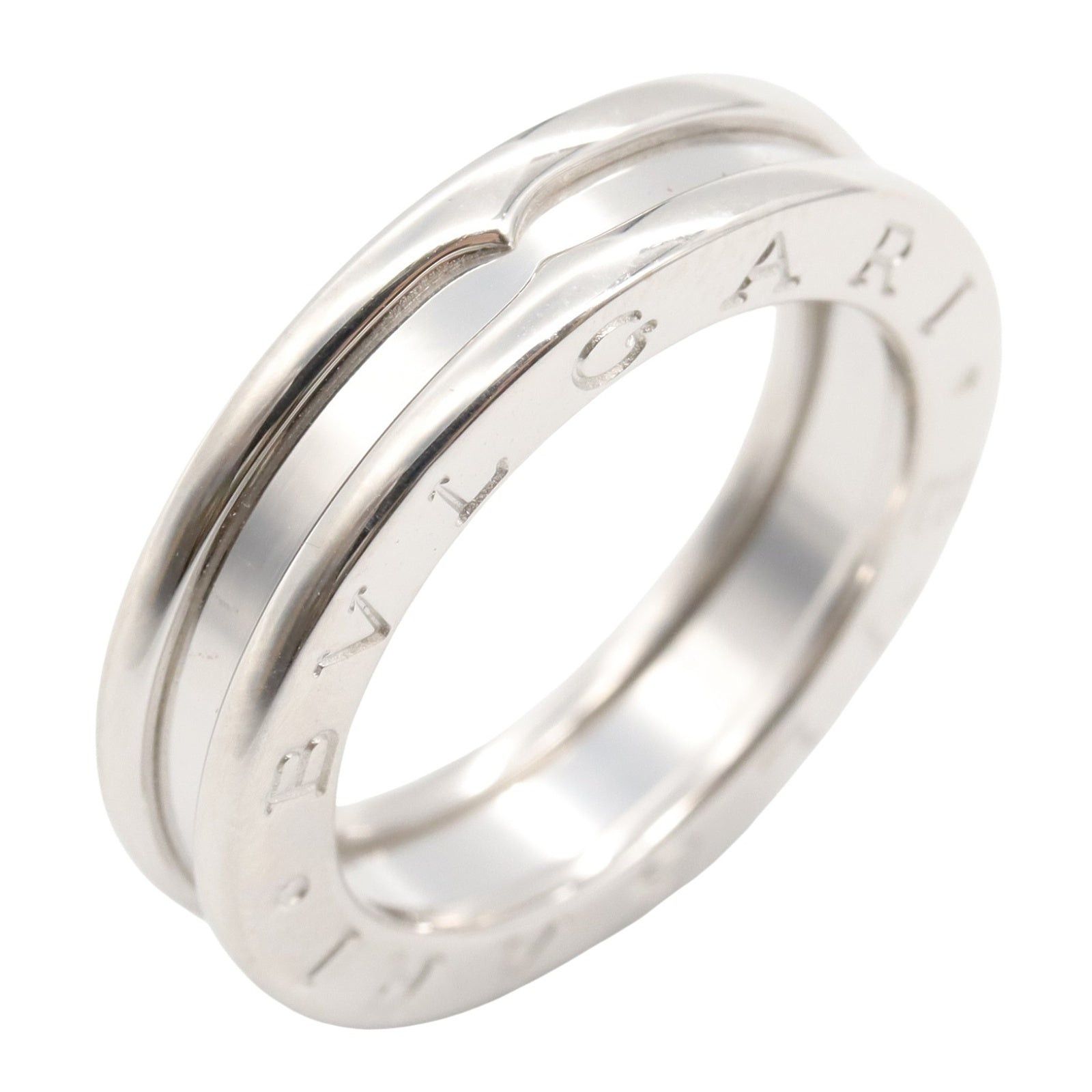 Bvlgari Bvlgari B Zero One Ring 1Belt K18Wg (White Gold) Silver Size ONE SIZE - 1 Thumbnail
