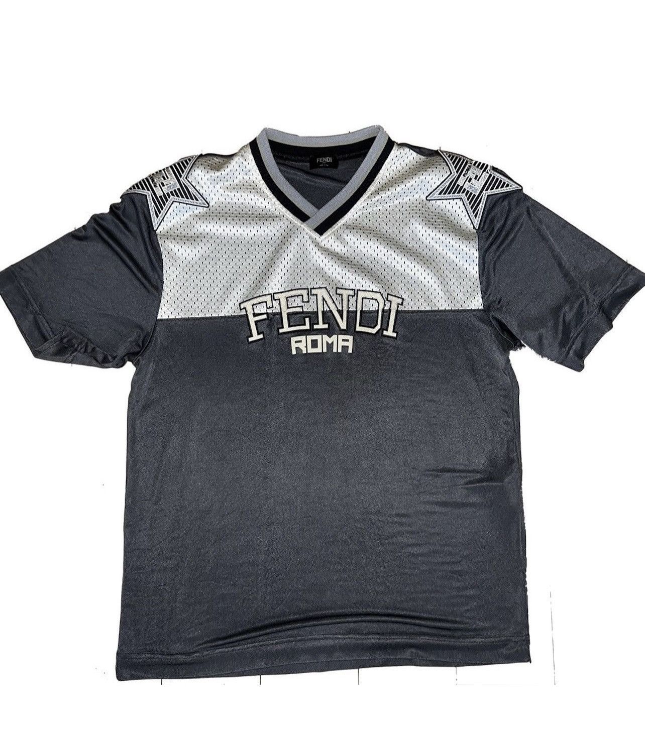 Fendi Fendi Active Mesh Star Shirt Size US L / EU 52-54 / 3 - 1 Thumbnail