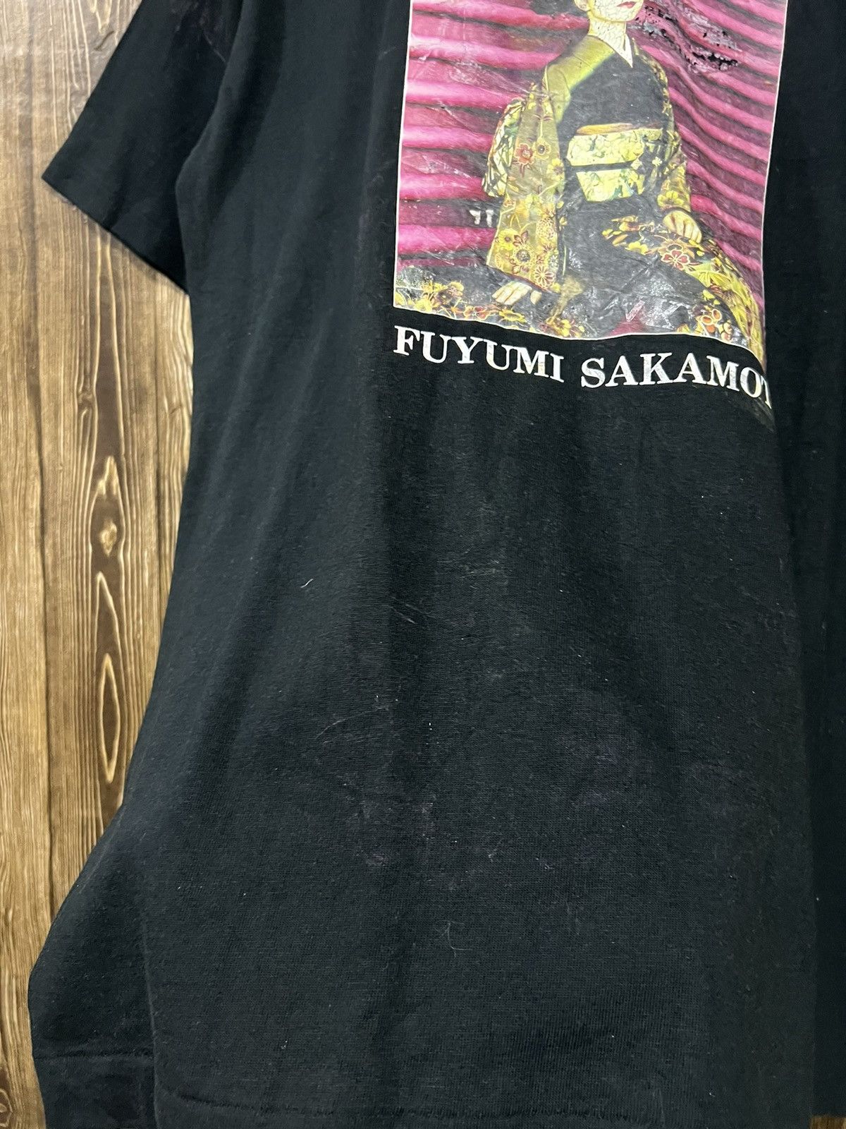 Band Tees × Vintage Vintage Fuyumi Sakamoto Potrait Tshirt Size US M / EU 48-50 / 2 - 3 Thumbnail